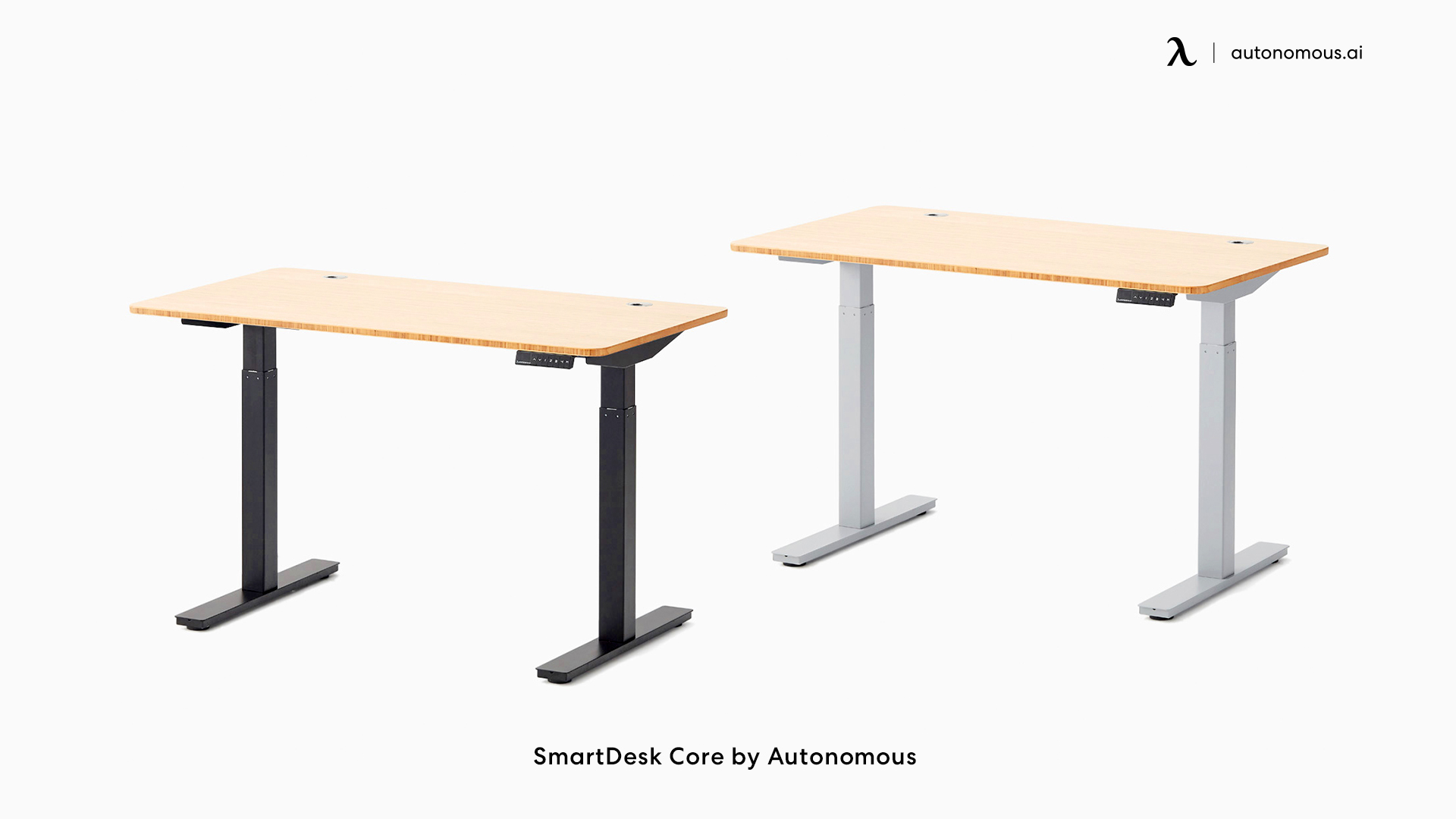 SmartDesk Core Bamboo minimalist wood desk