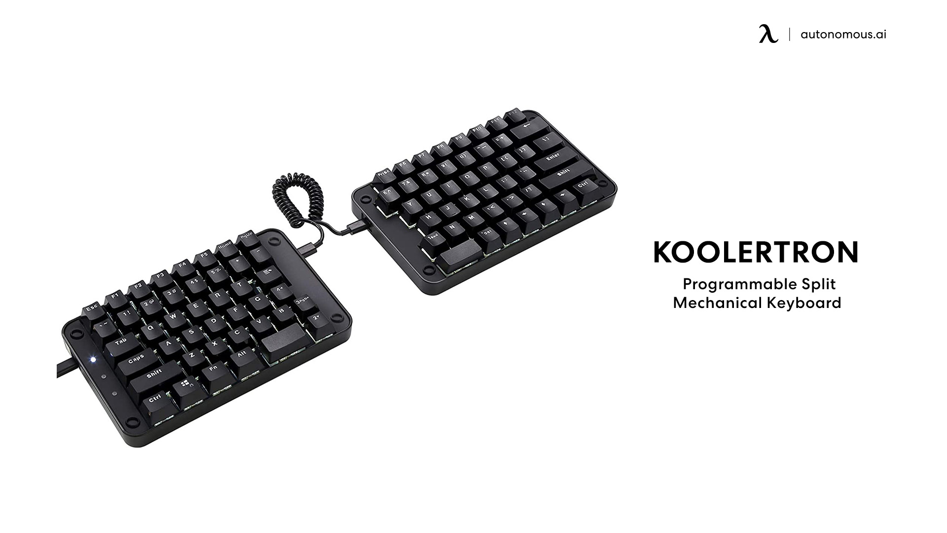 Programmable Split Mechanical Keyboard by Koolertron