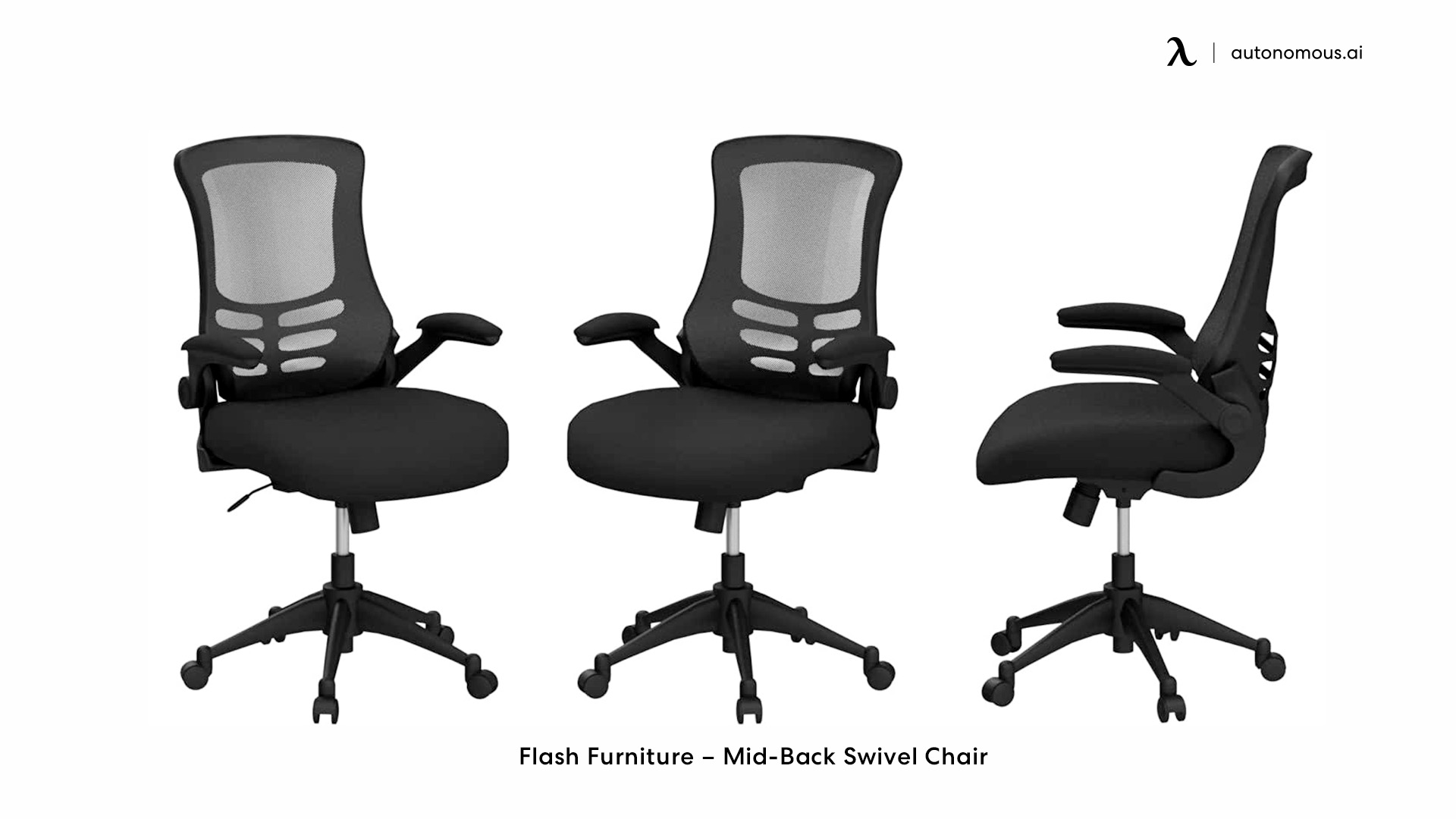 Flash Furniture Mid-Back Rolling Chair