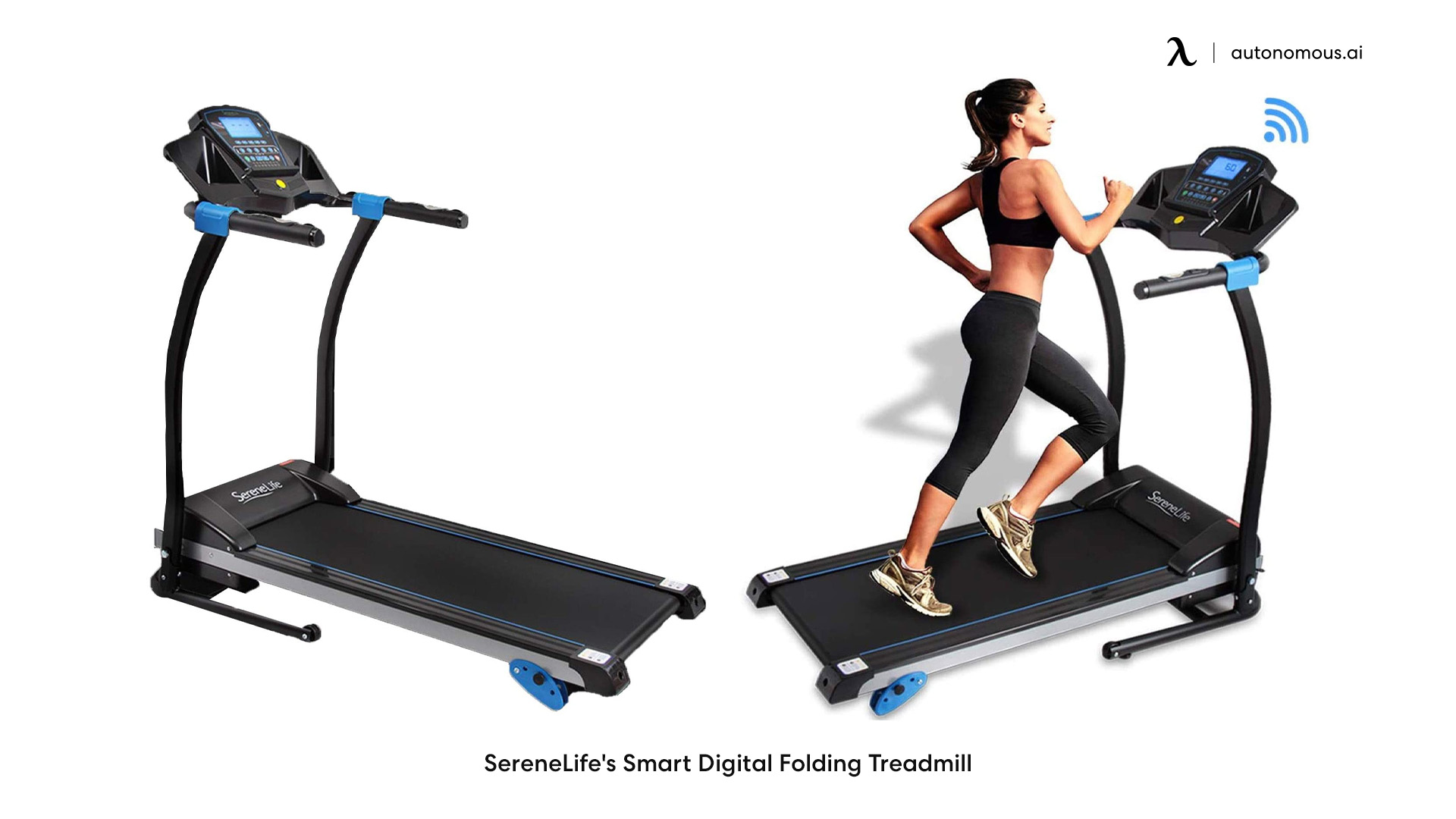 SereneLife's Smart Digital Folding Treadmill