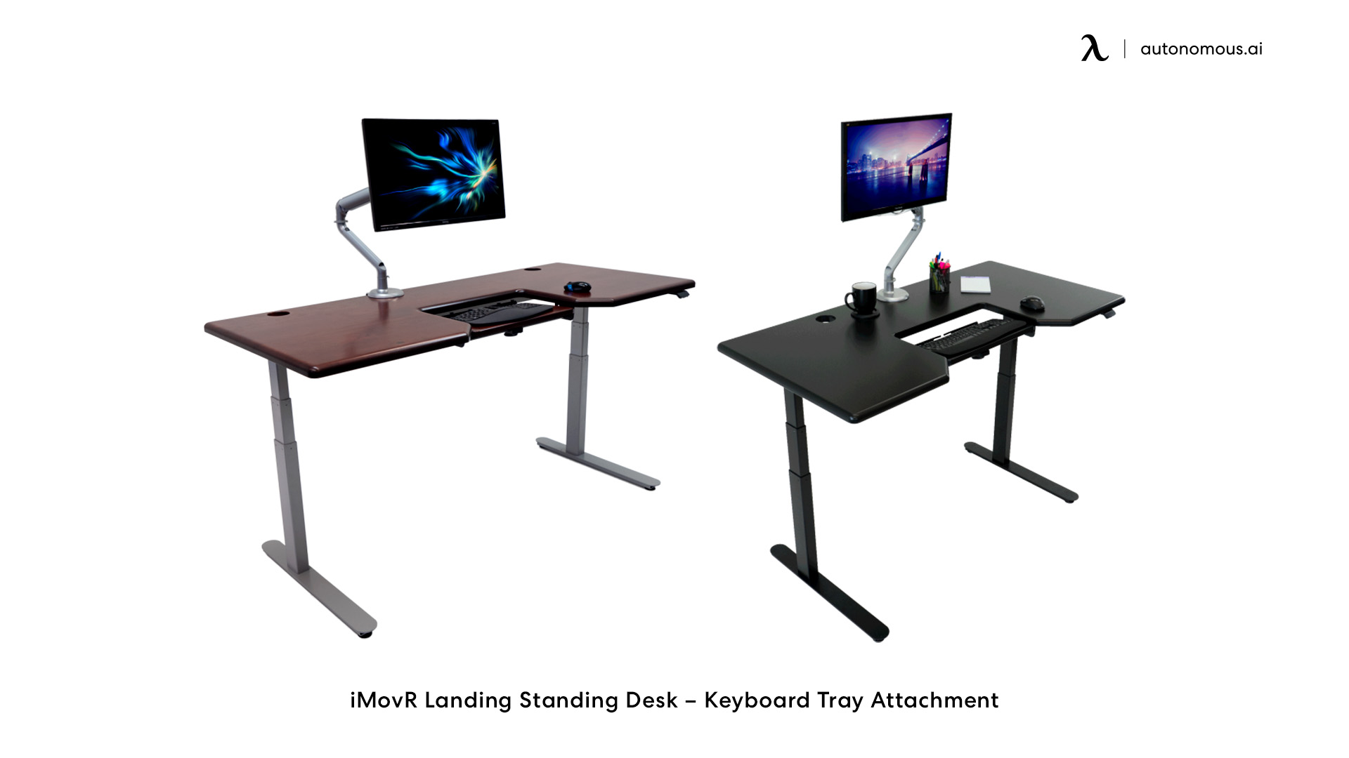 iMovR Landing Standing Desk – Keyboard Tray Attachment