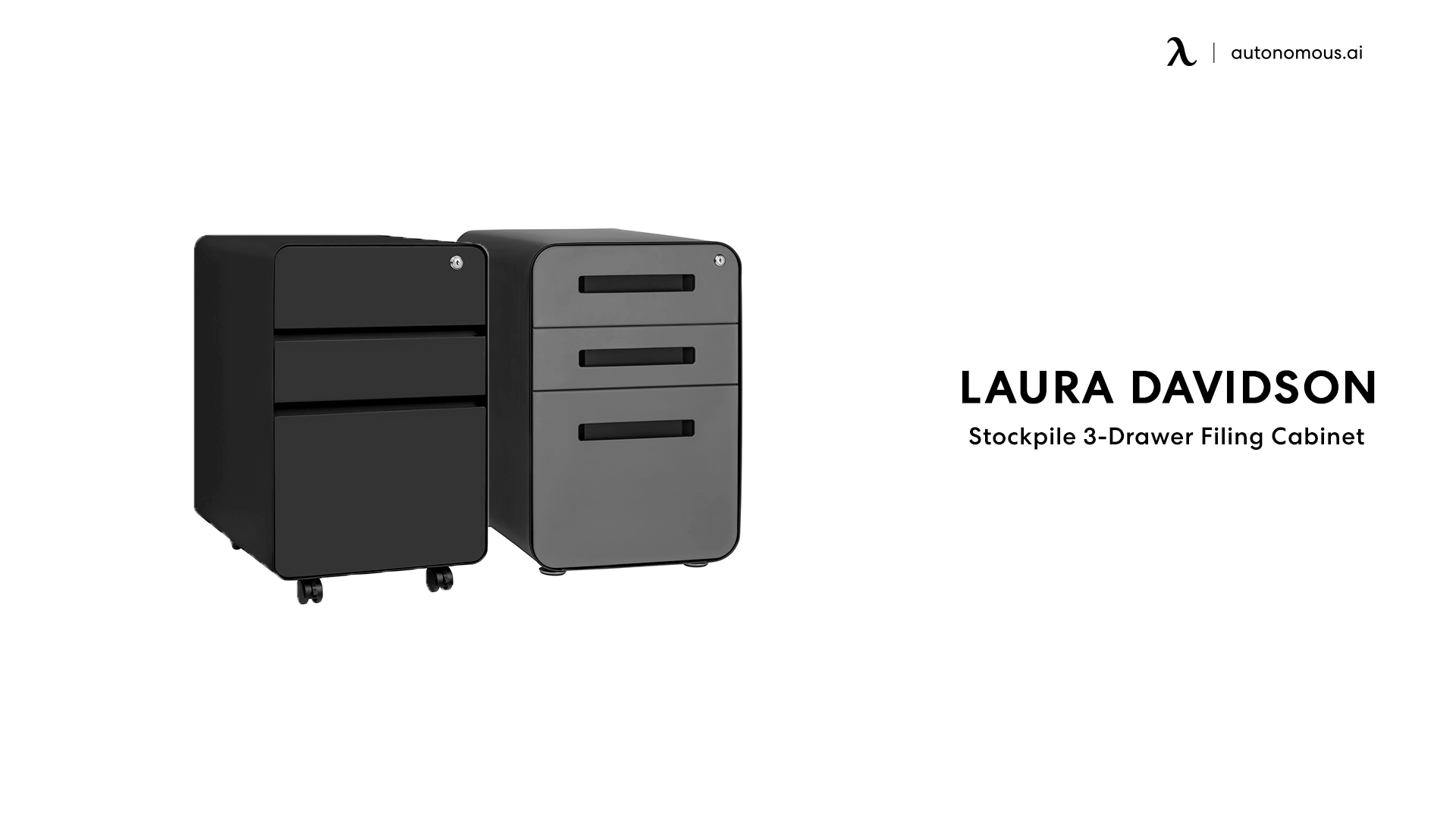 Laura Davidson Stockpile 3-Drawer Filing Cabinet