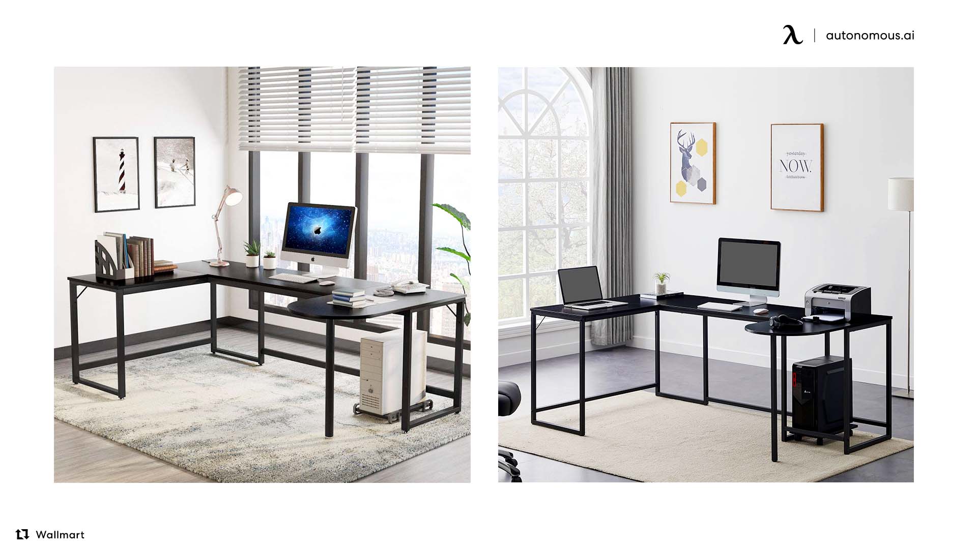 The U Shape in small home office layout