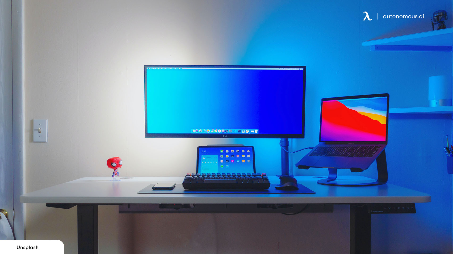 dual ultra-wide monitor setup