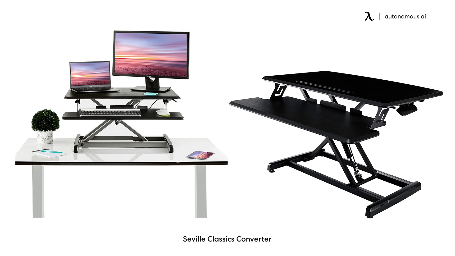 Seville Classics Airlift Desk Converter