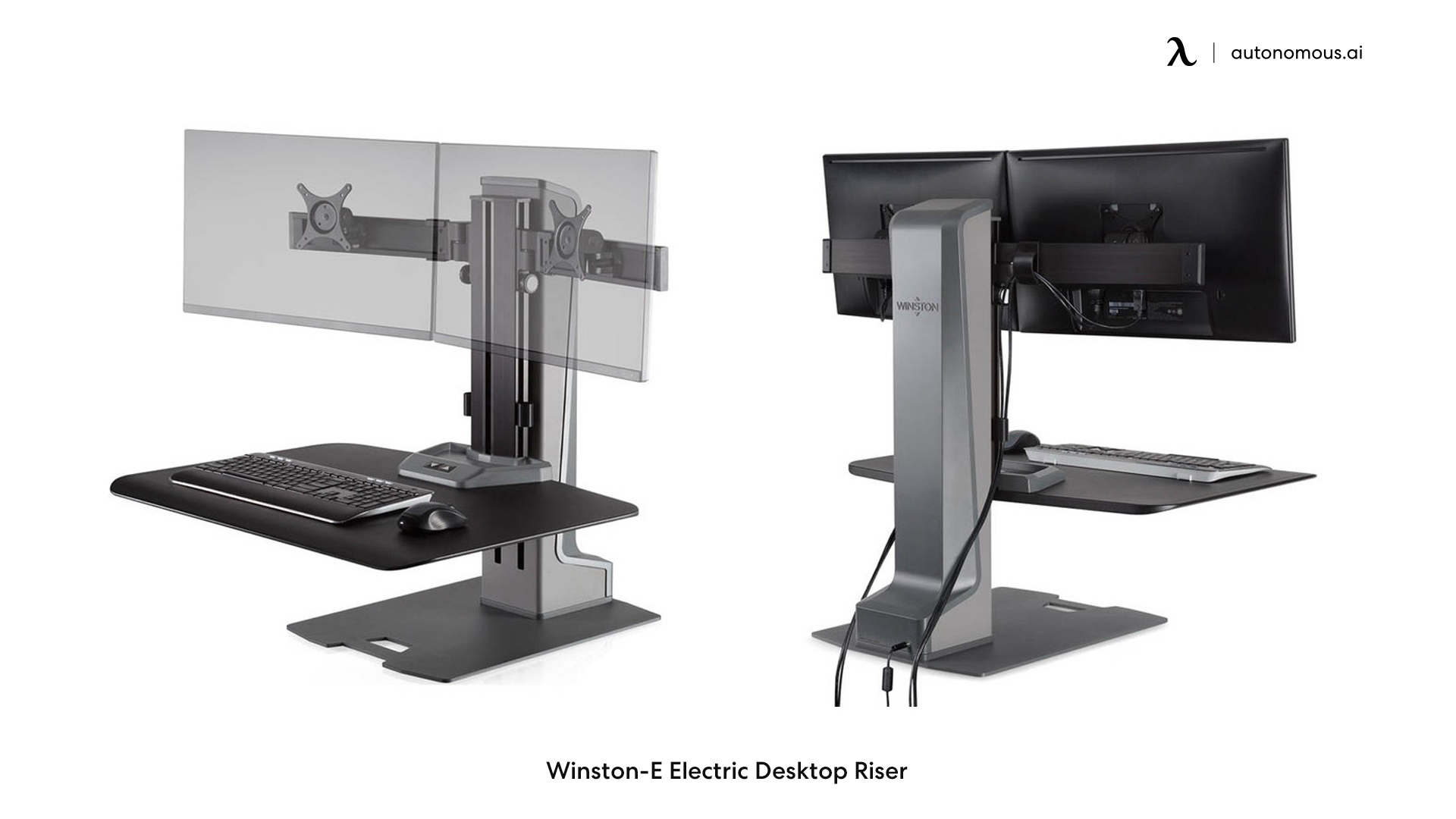 Winston-E electric desk riser