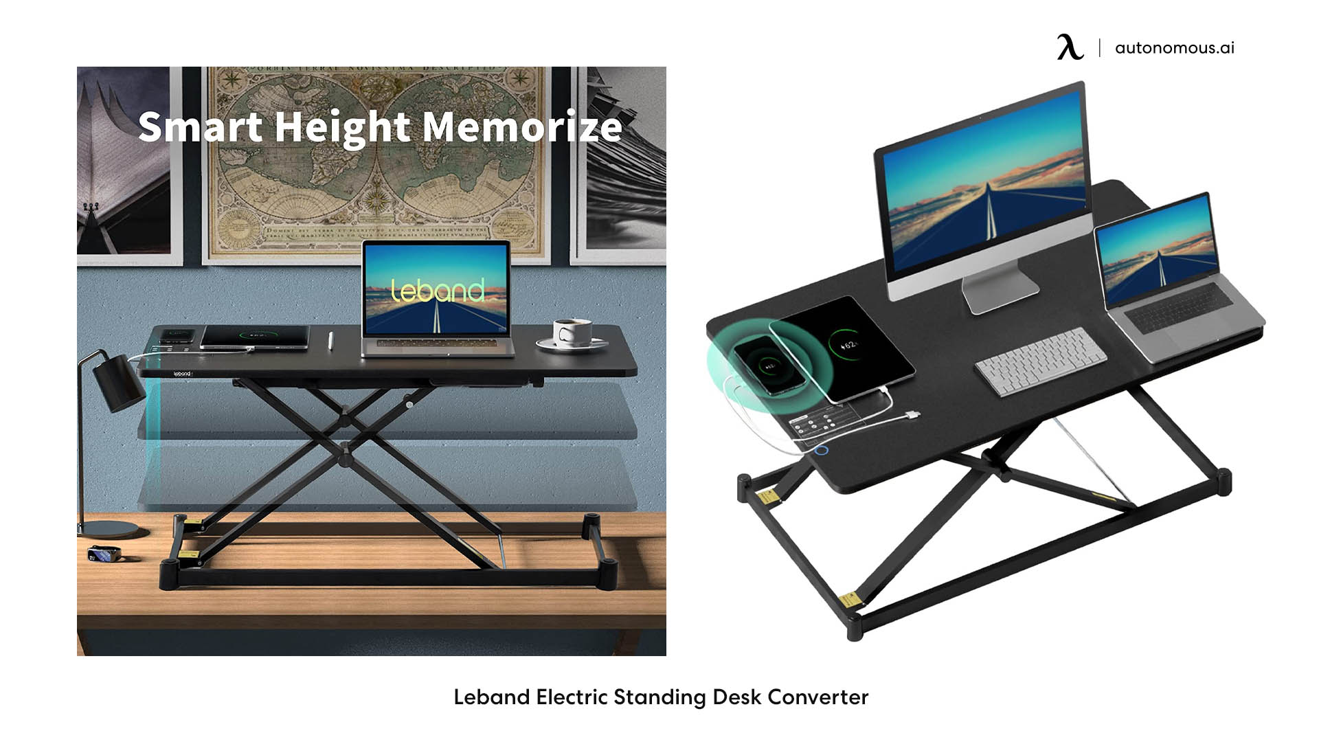 VERSADESK Power Riser 32 Inch Electric Standing Desk Converter for