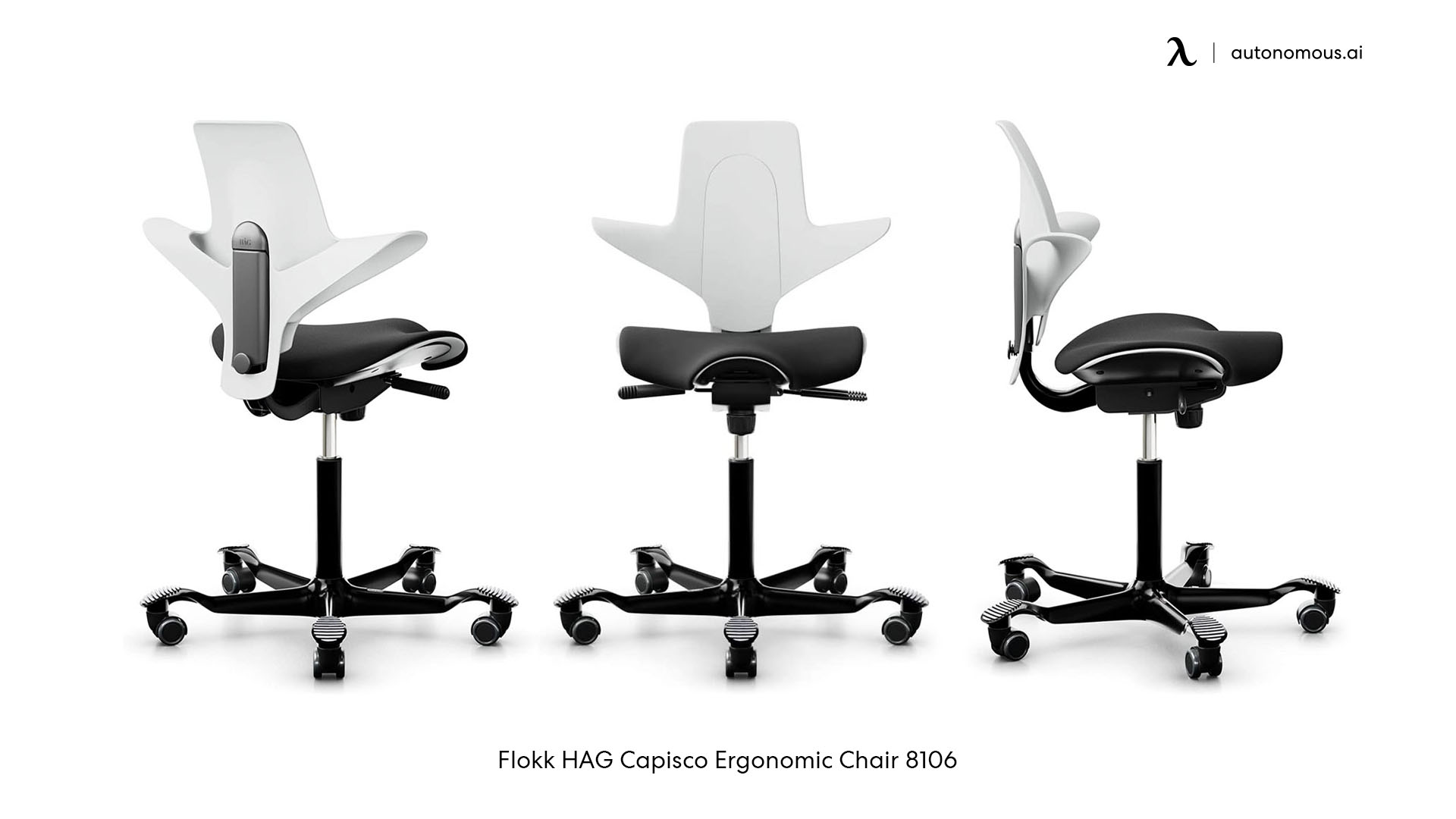 Ergonomic Office Chair with Saddle Seat by Capisco