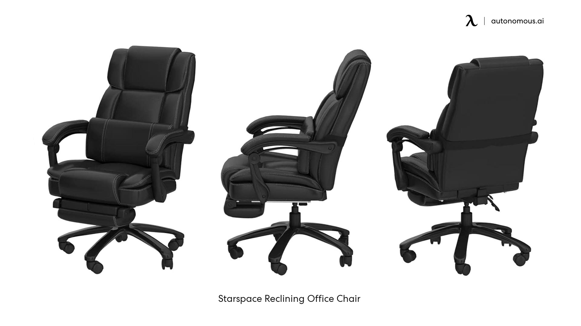 High Back Leather Office Chair by Starspace