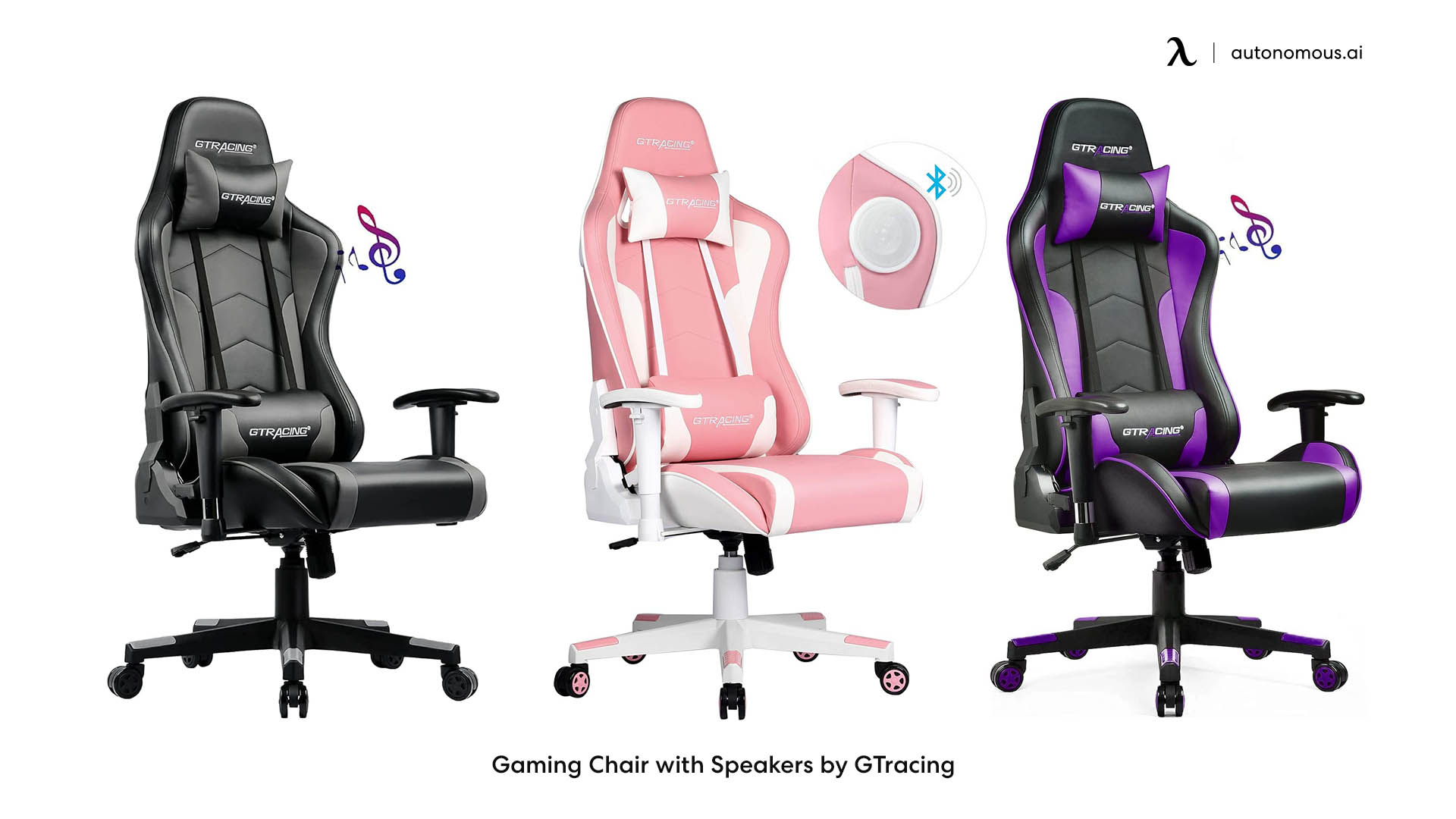 Gaming Chair with Speakers by GTracing