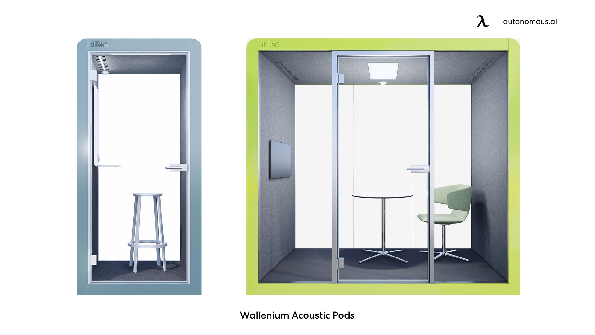 Wallenium Acoustic office phone booth pods