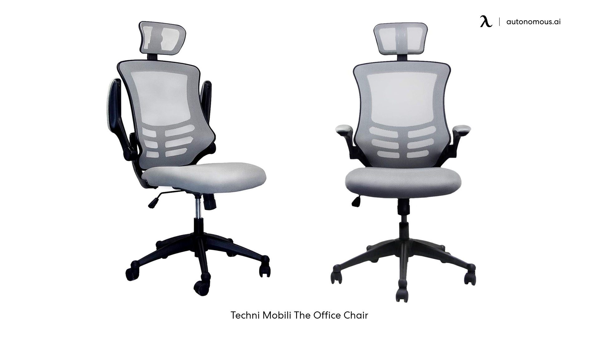 Techni Mobili light gray office chair