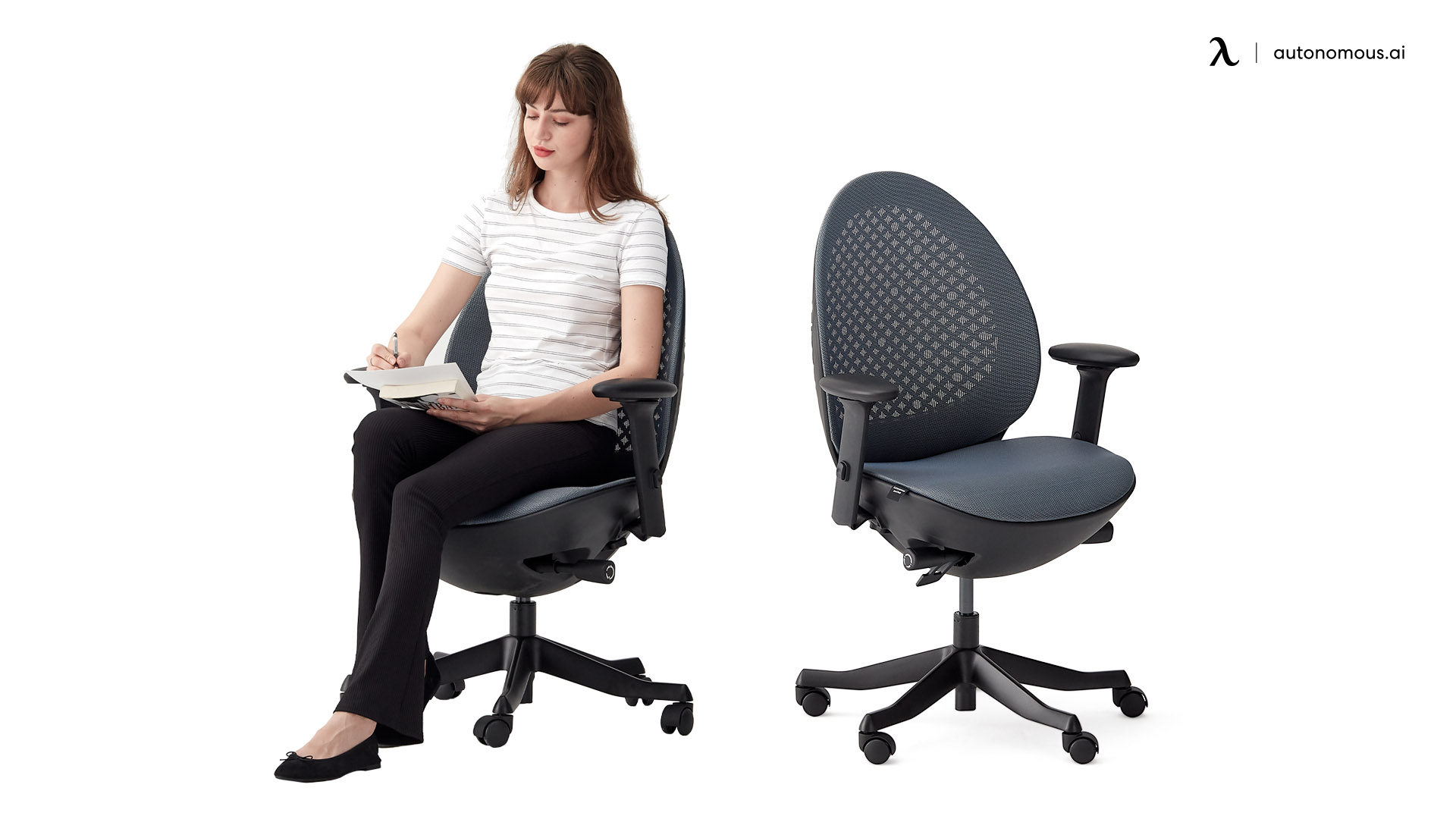 AvoChair light gray office chair