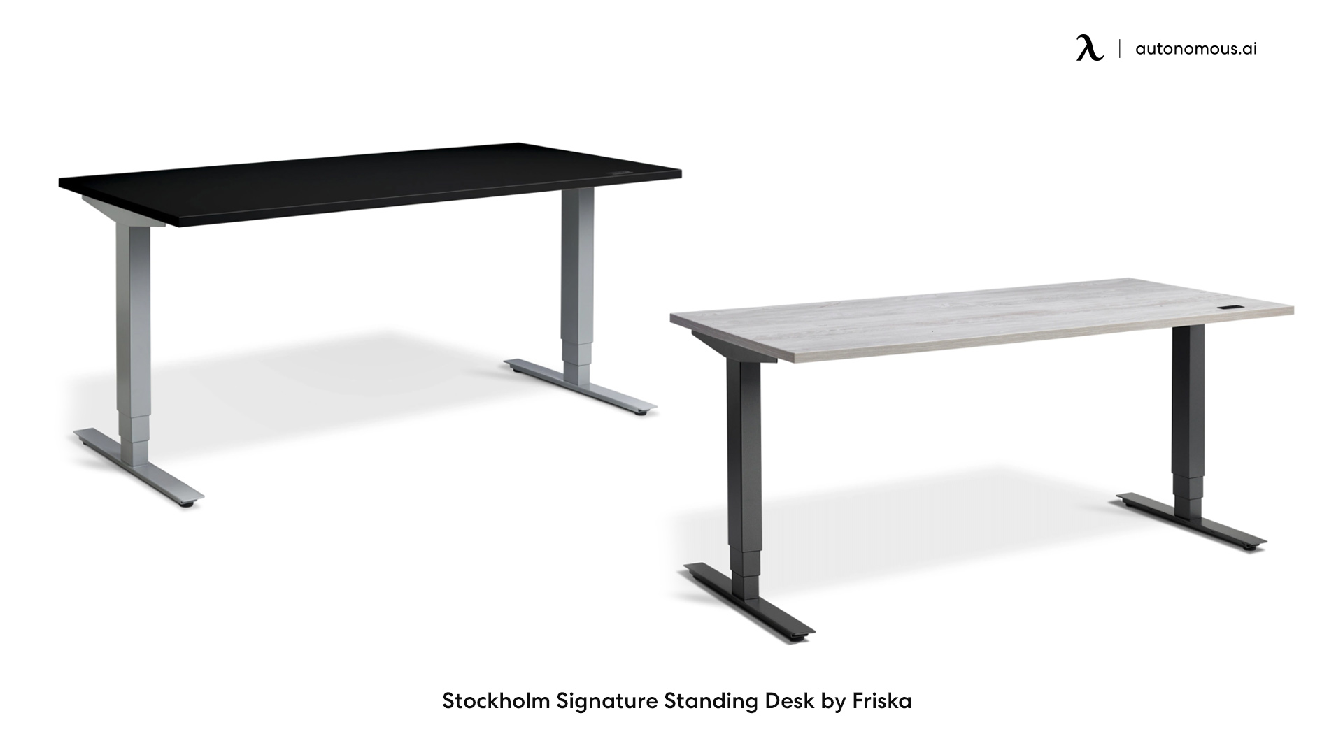 Stockholm Signature ergonomic adjustable desk by Friska