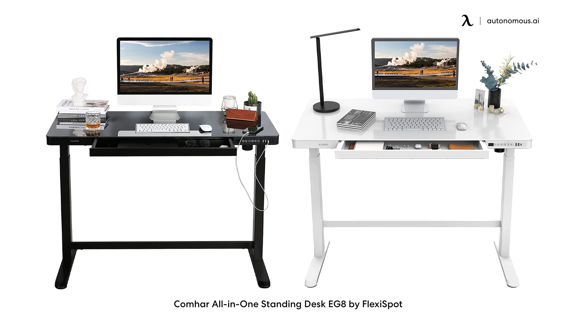 Comhar All-in-One Standing Desk EG8 by FlexiSpot