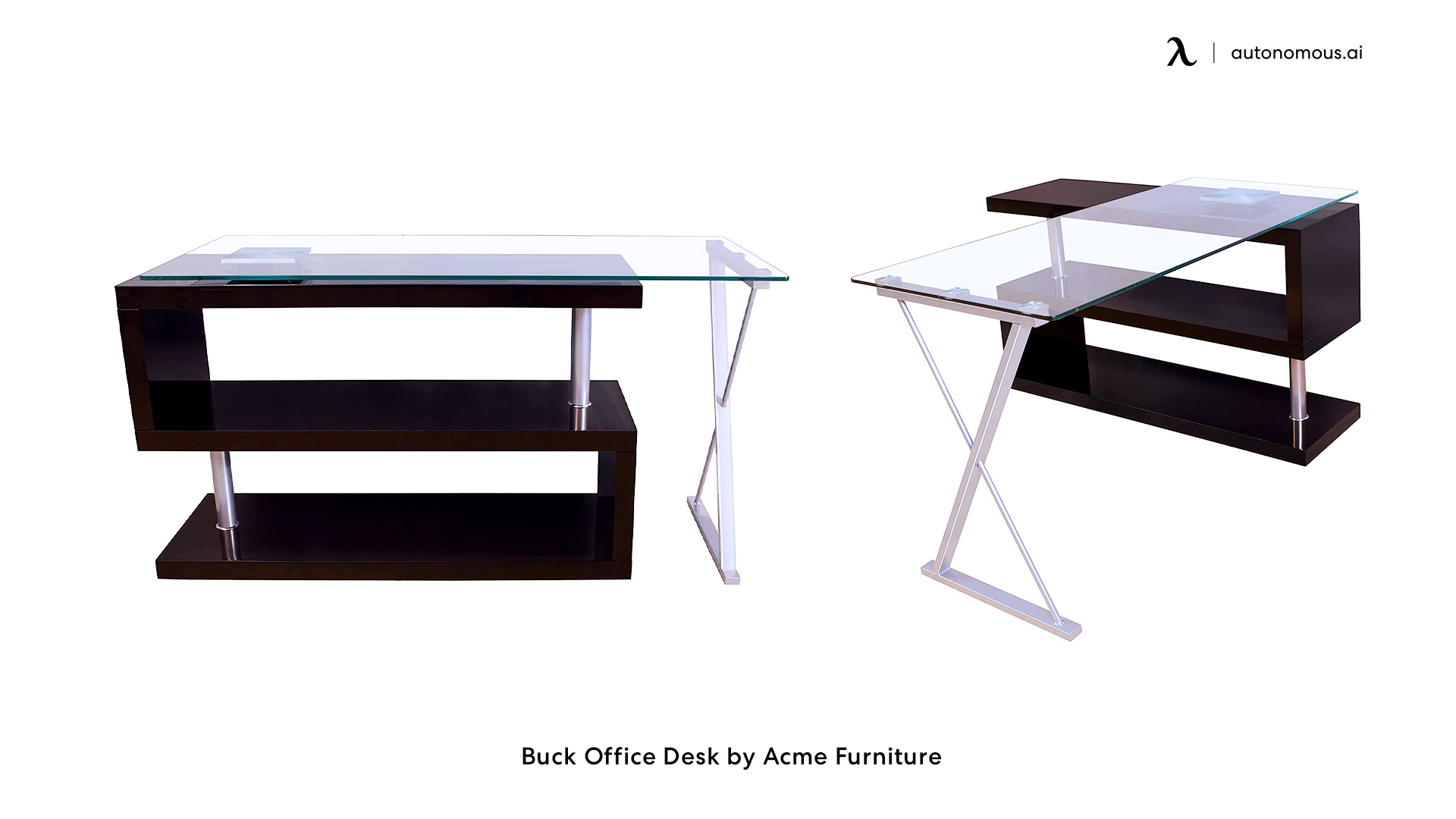 Buck modern white desk by Acme Furniture
