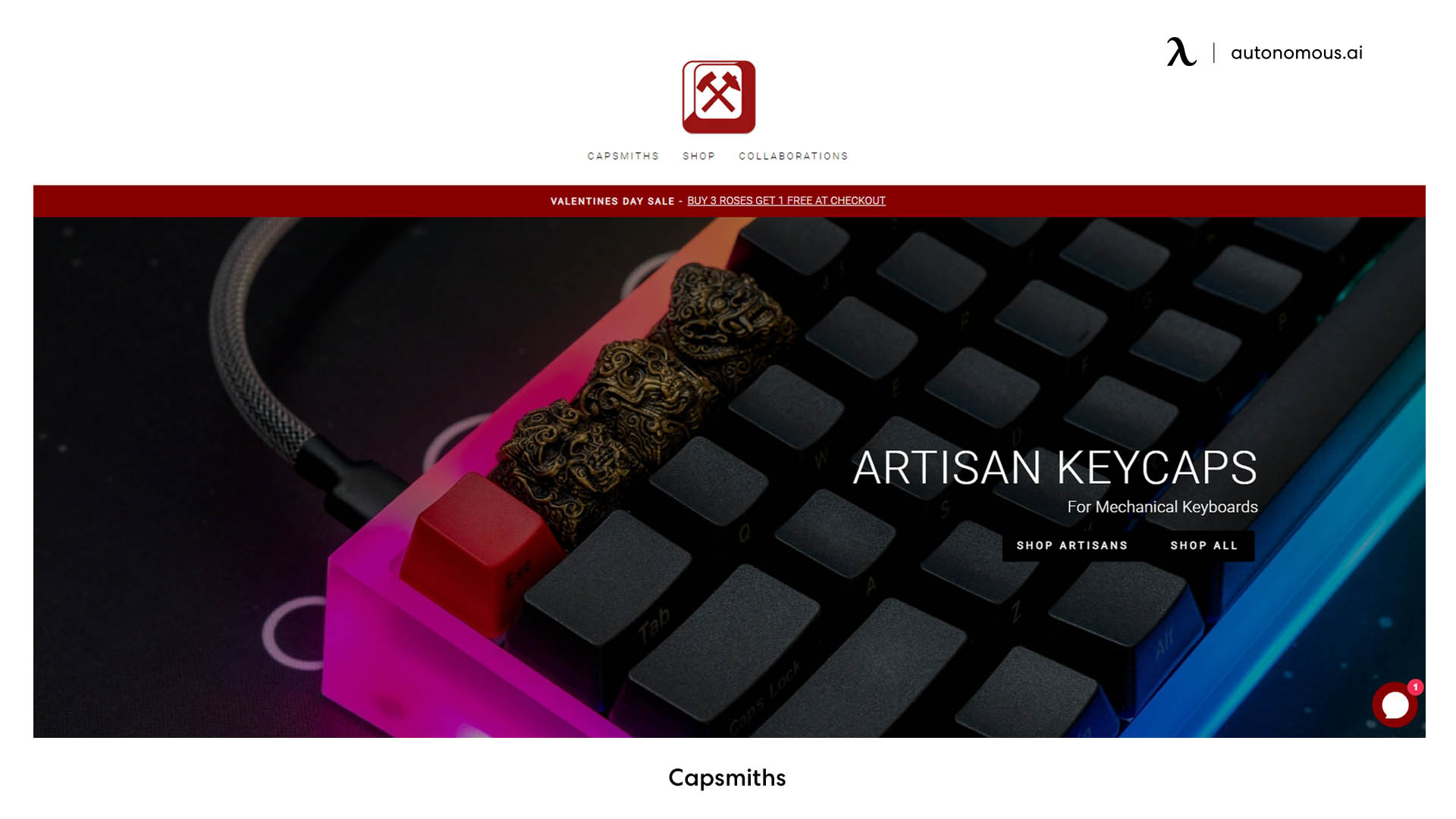 Capsmiths Cherry profile keycaps