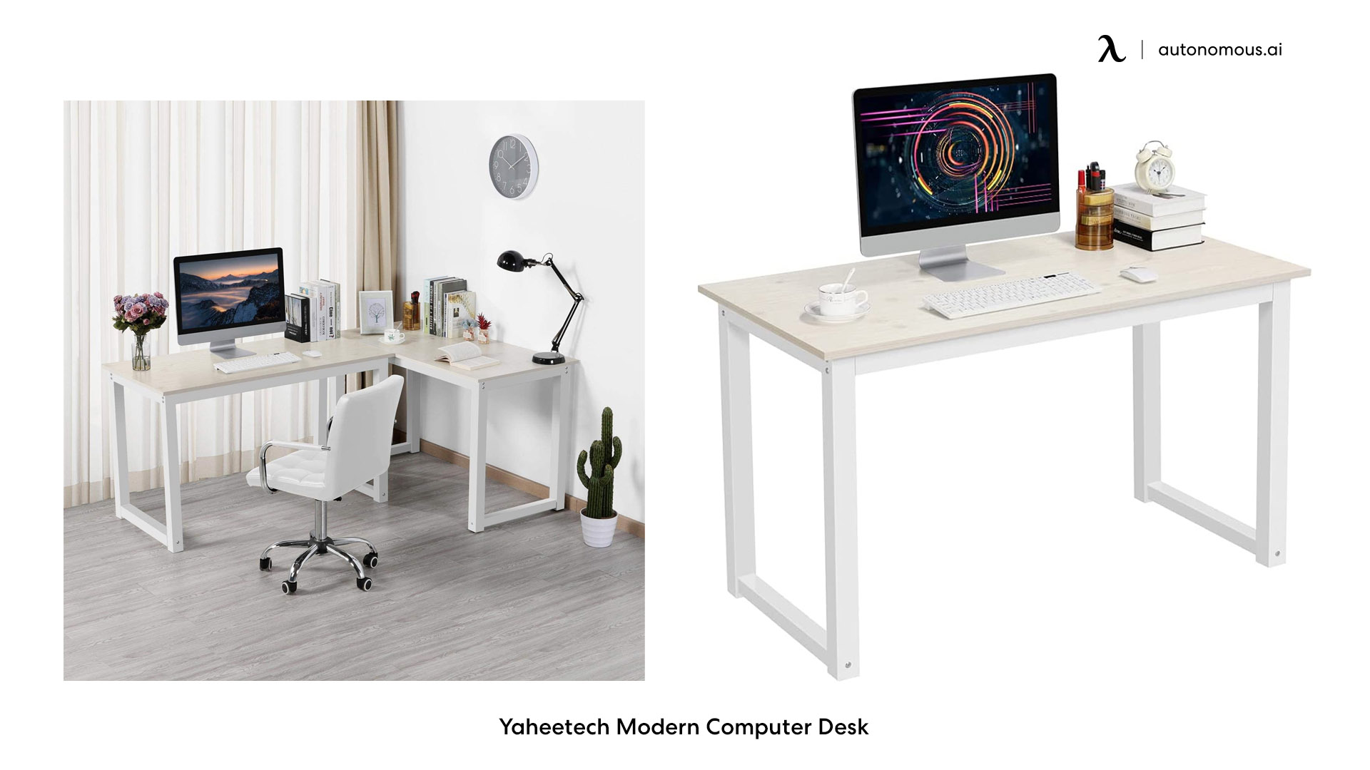 Yaheetech Modern Computer Desk