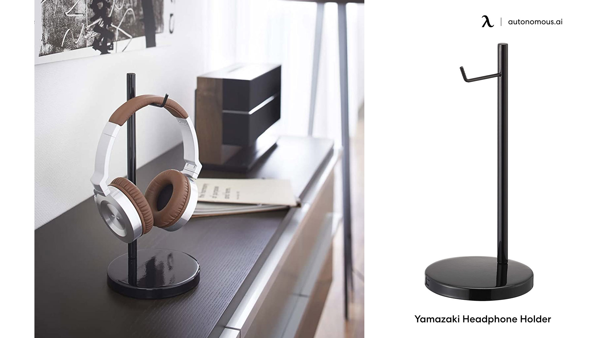 Yamazaki Headphone Holder work from home desk accessories