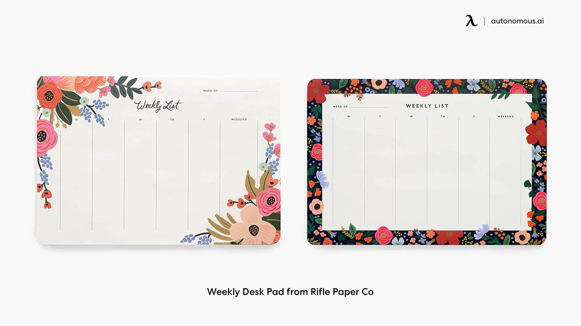 Weekly Desk Pad from Rifle Paper Co