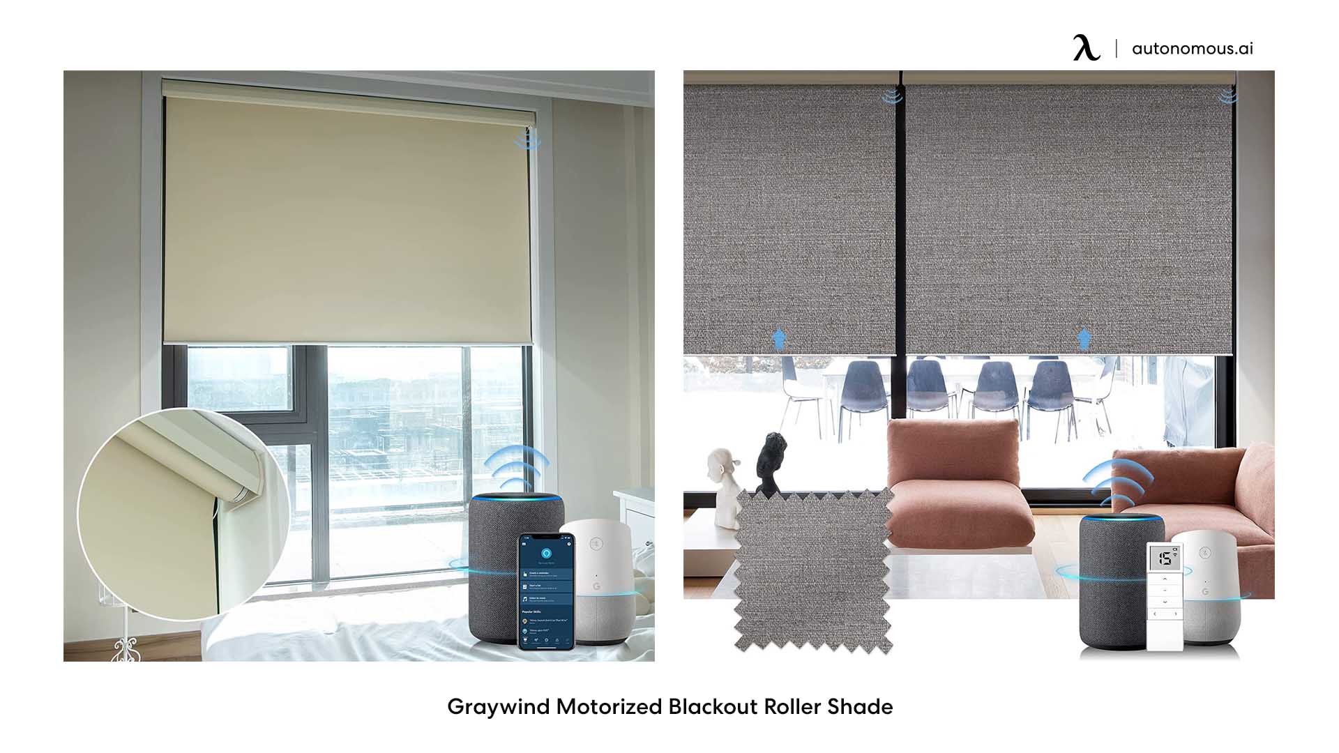Graywind motorized blinds