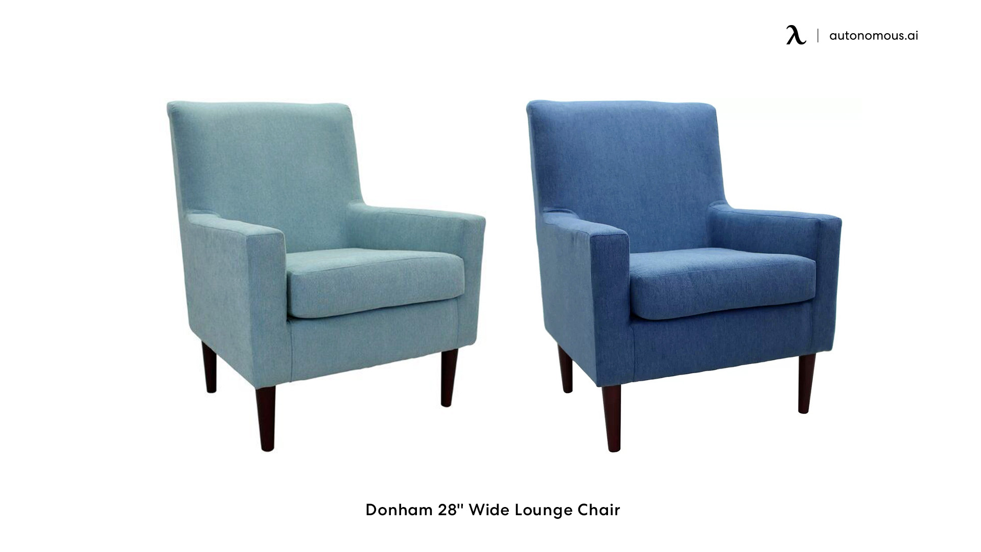Donham 28'' Wide Lounge blue office chair