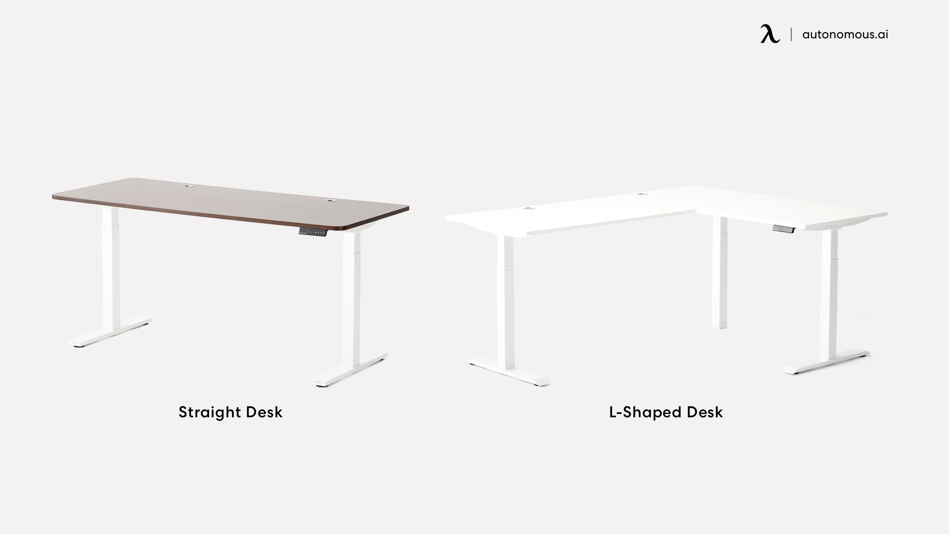 L-shaped desk for home office vs Straight Desks