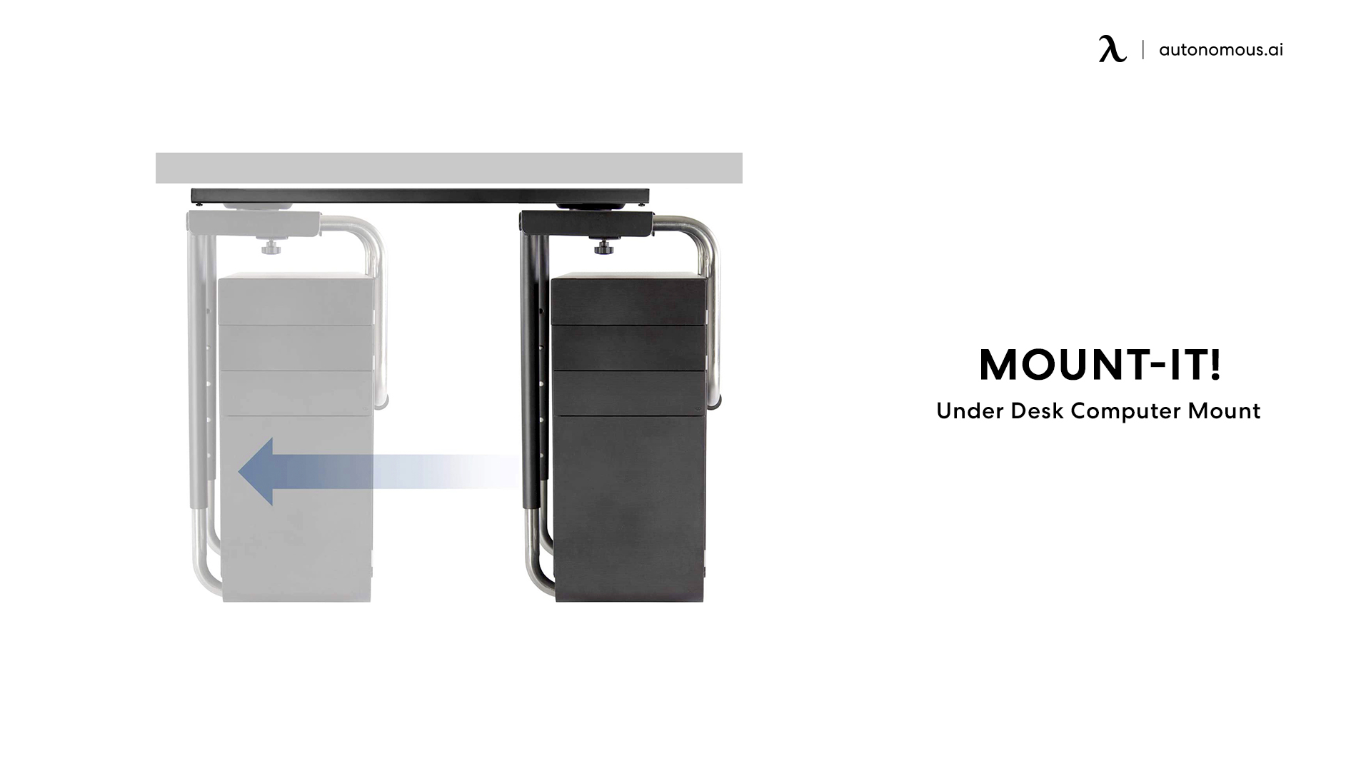 Under Desk Computer Mount by Mount-It!