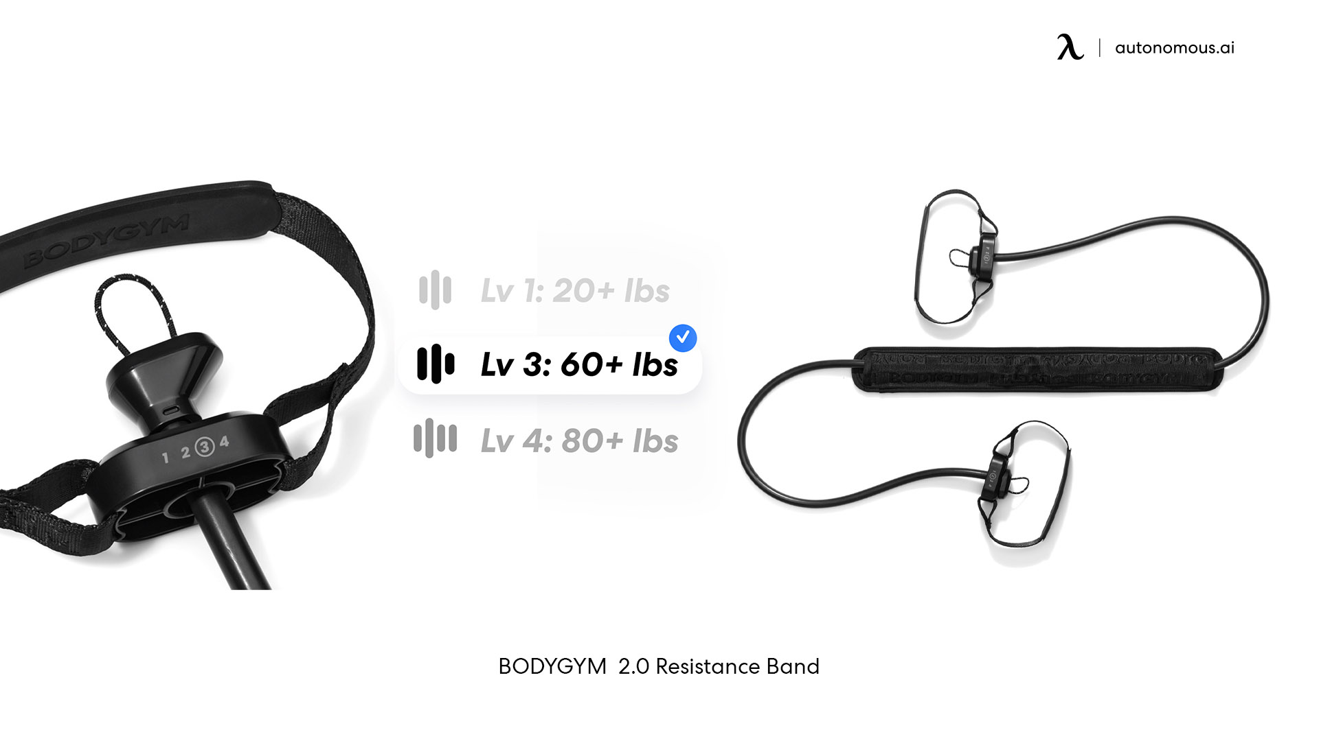 BODYGYM's 2.0 Resistance Band full-body workout equipment at home