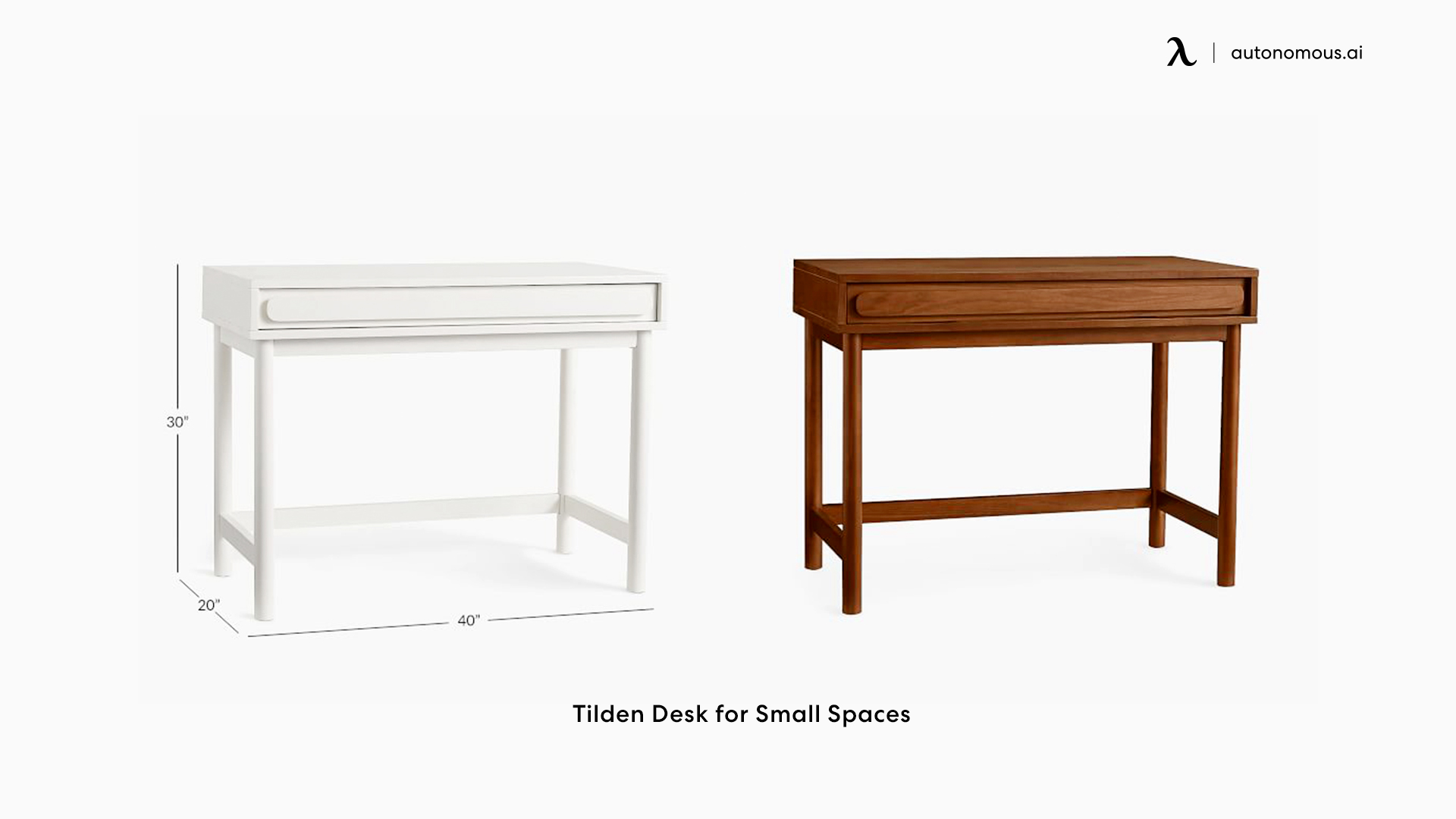 Tilden Desk for Small Spaces small home office desk