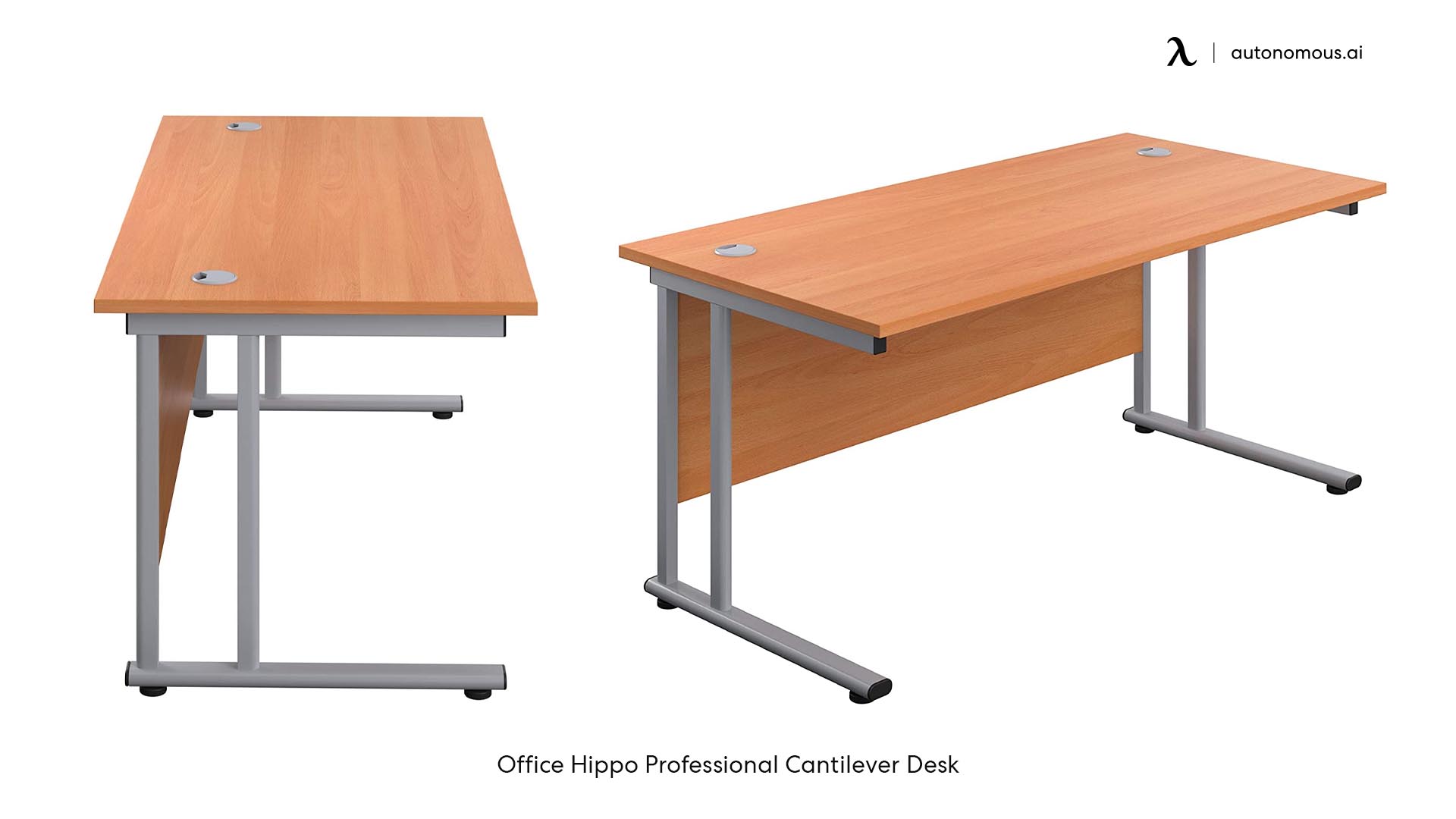 Office Hippo Rectangular Cantilever Office Desk