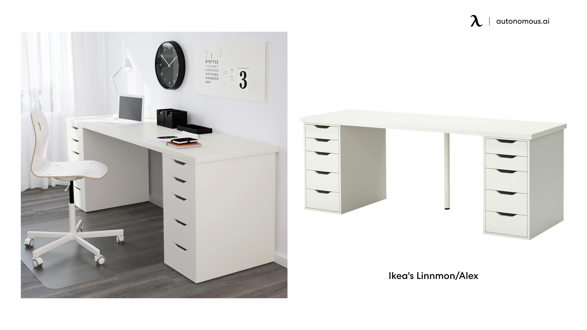 Ikea's Linnmon/Alex tech desk