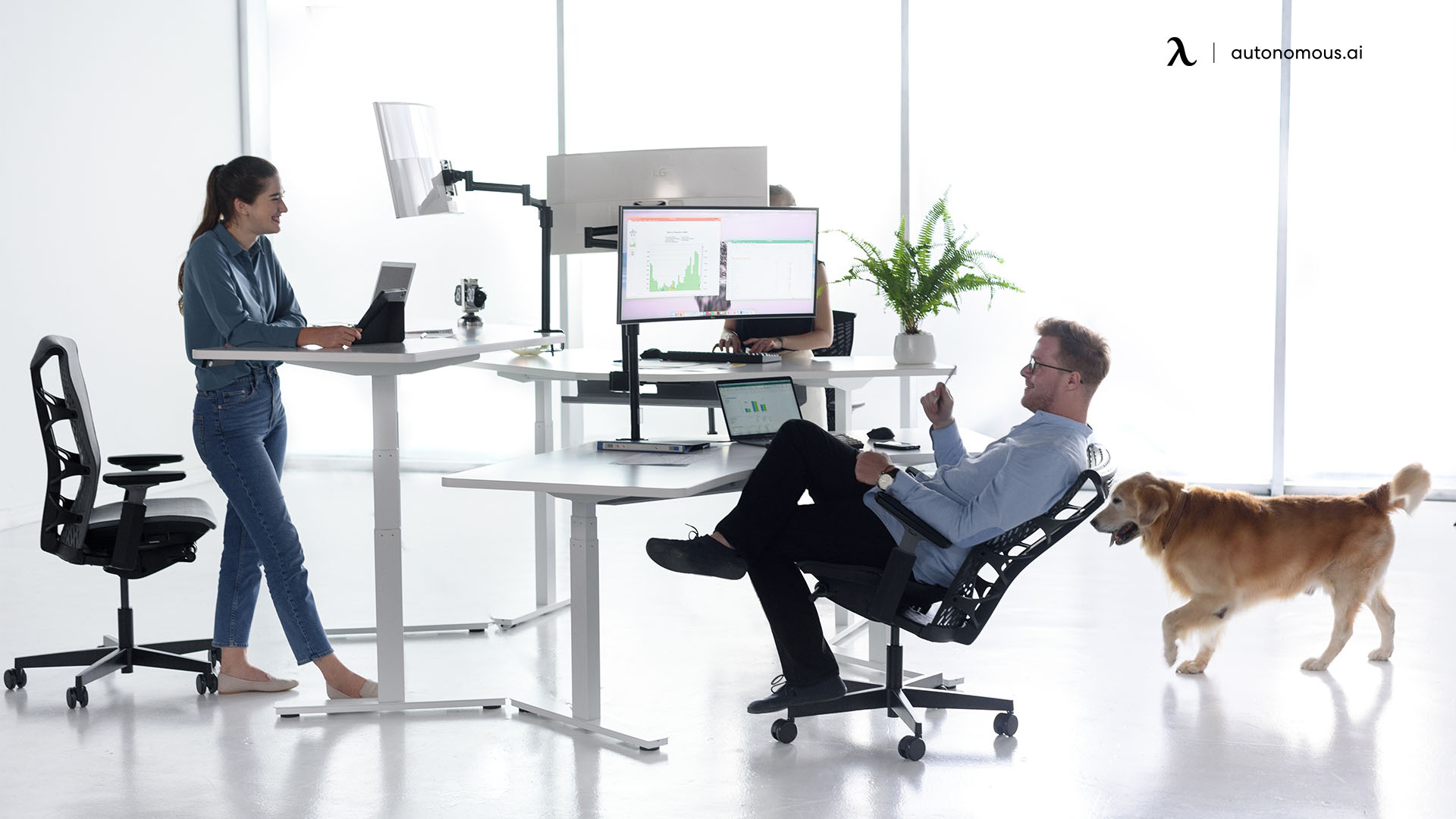 Planning your Shared Space with 3 person workstation desk