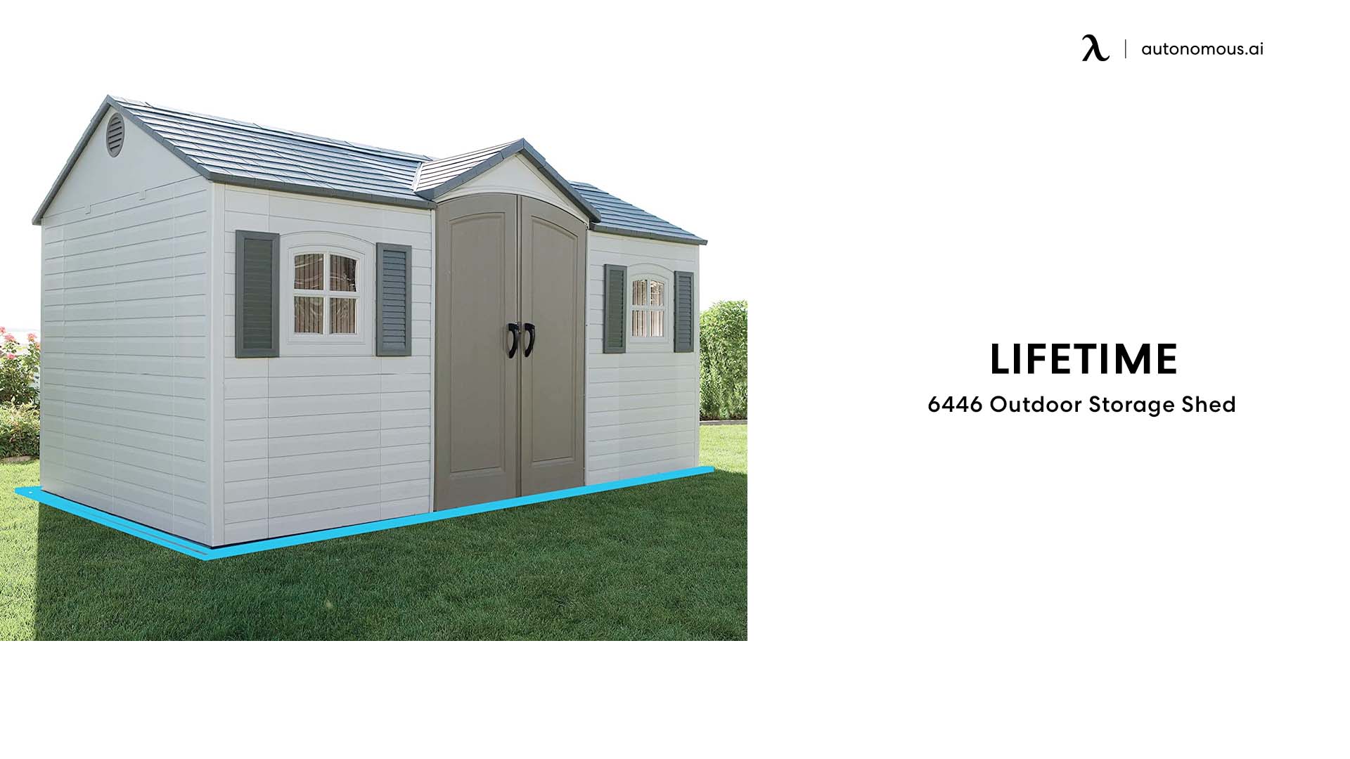6446 Outdoor Storage Shed from Lifetime