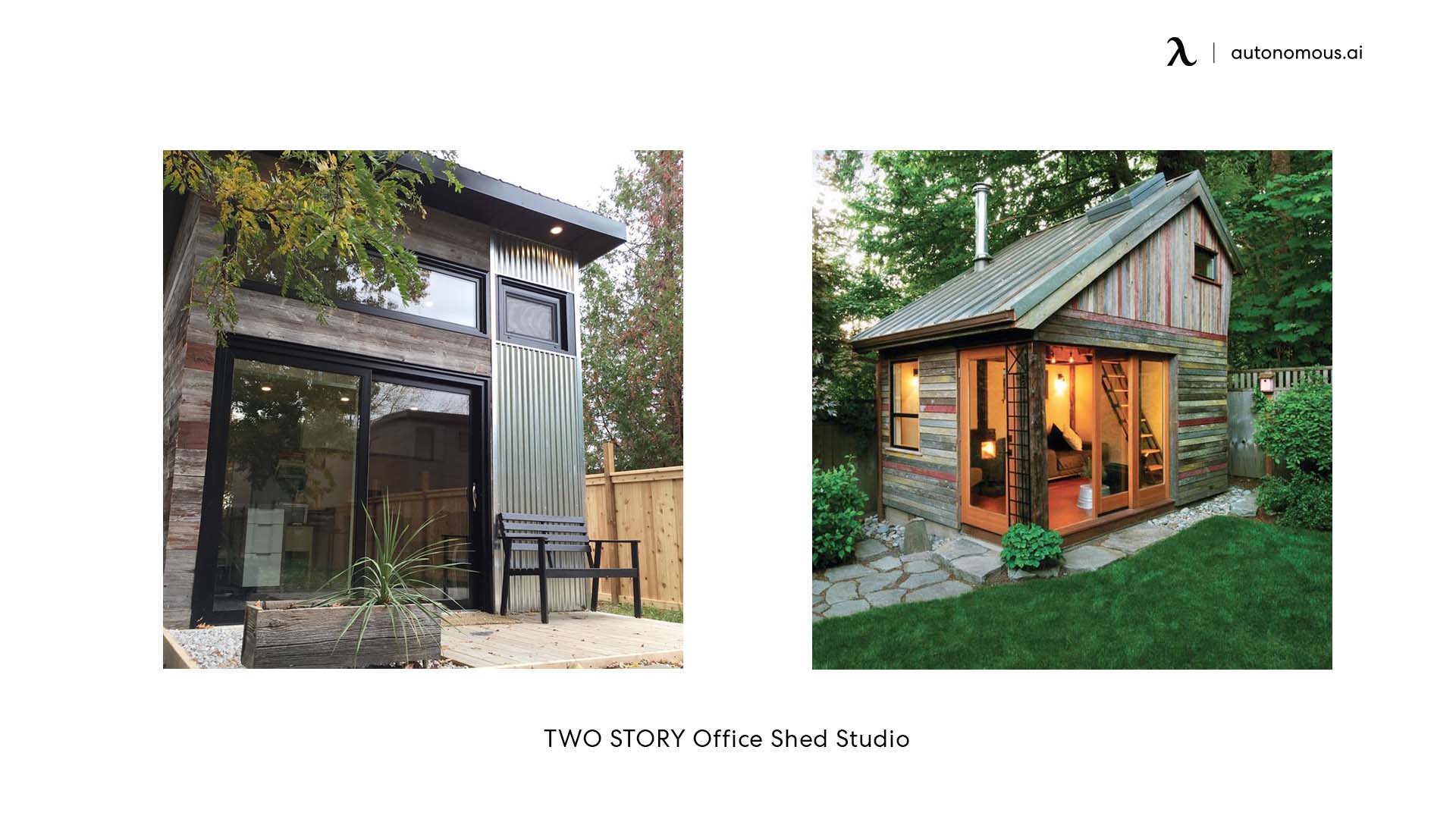 TWO STORY Office Shed Studio