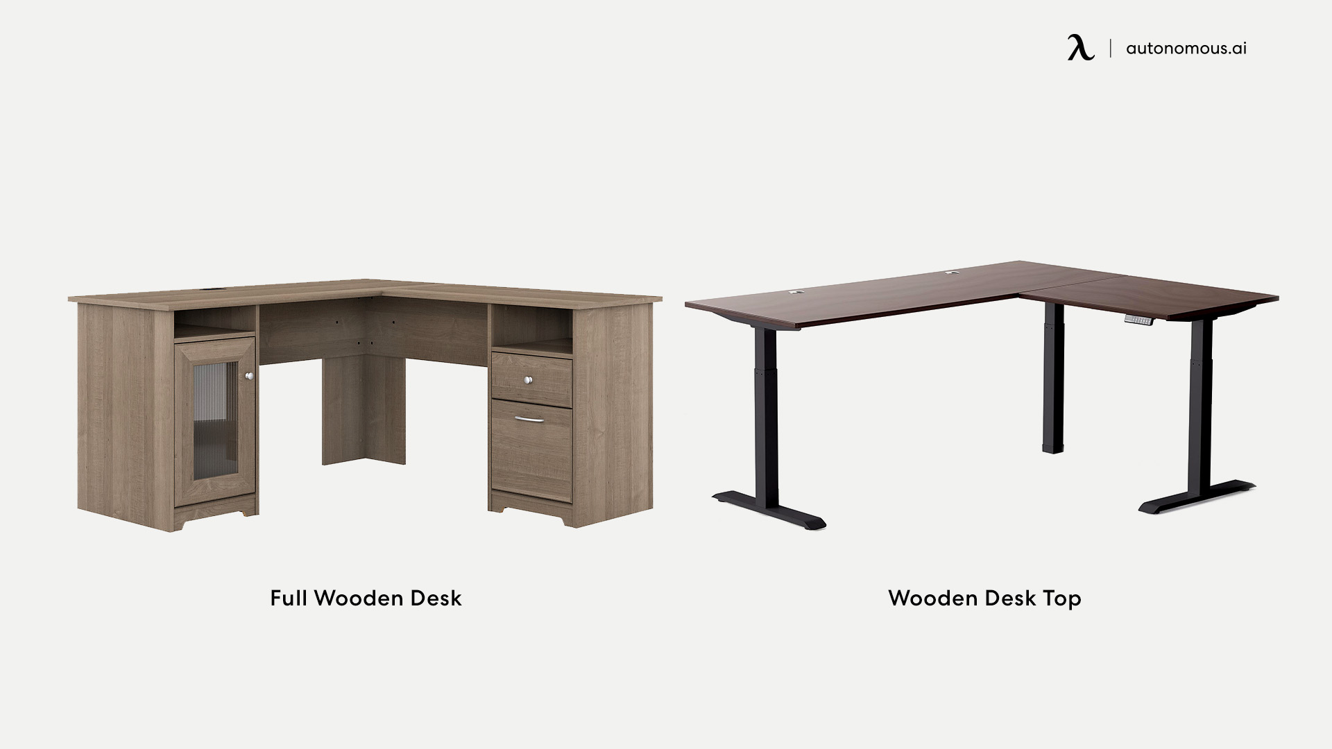 Full Wooden Desk Vs. Wooden Desk Top