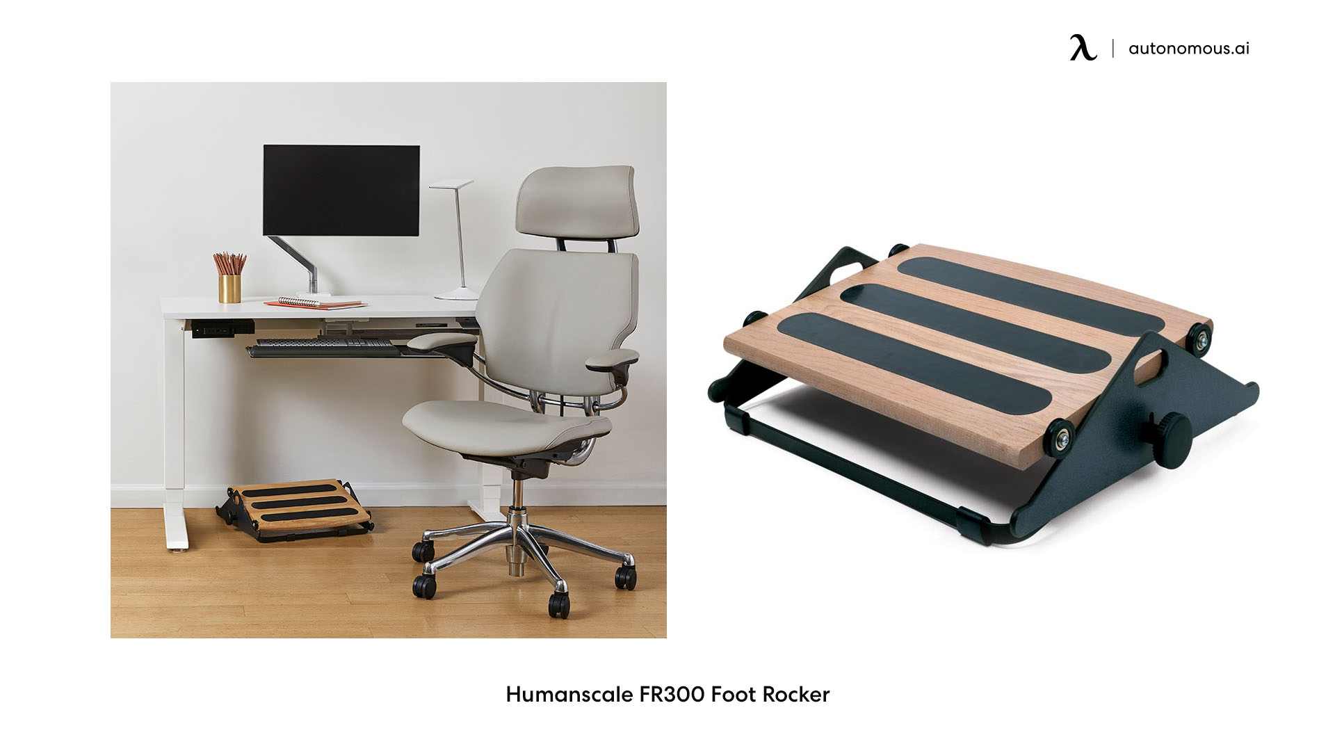 Under Desk Foot Rest, FR300 Ergonomic Foot Rocker