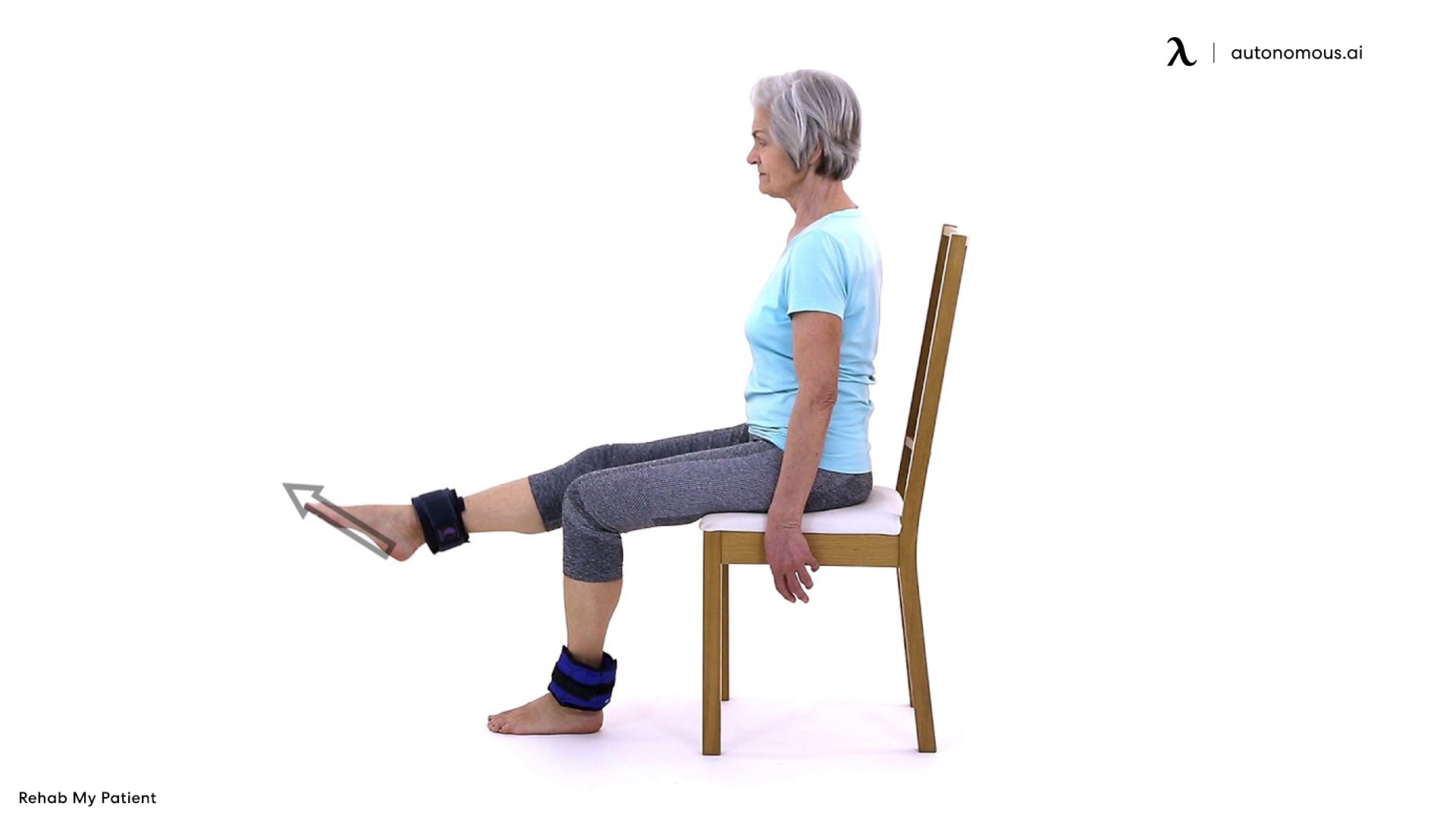 Leg Kicks chair exercises for seniors