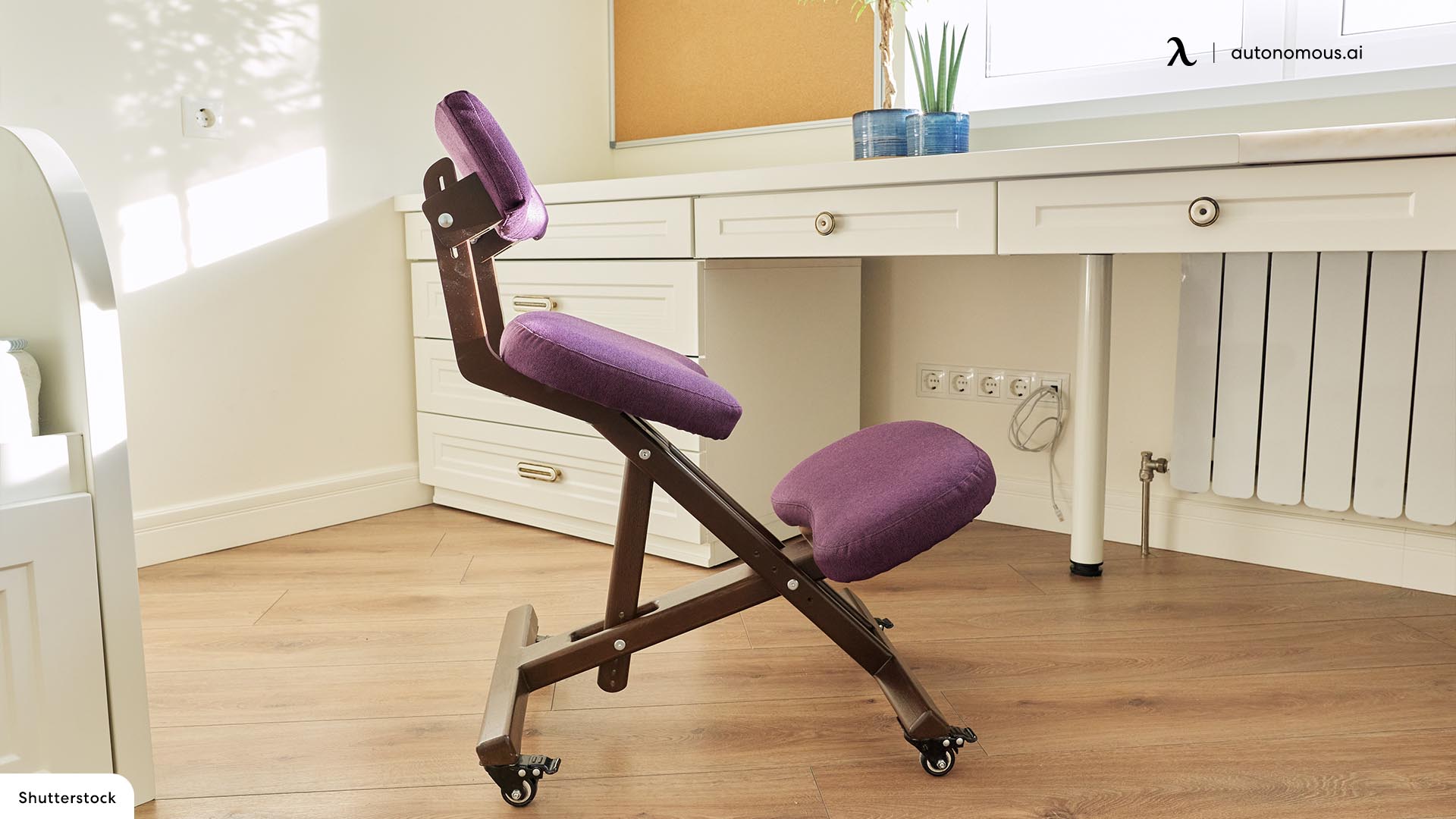 Predawn Ergonomic Knee Chair For Back Pain Beige