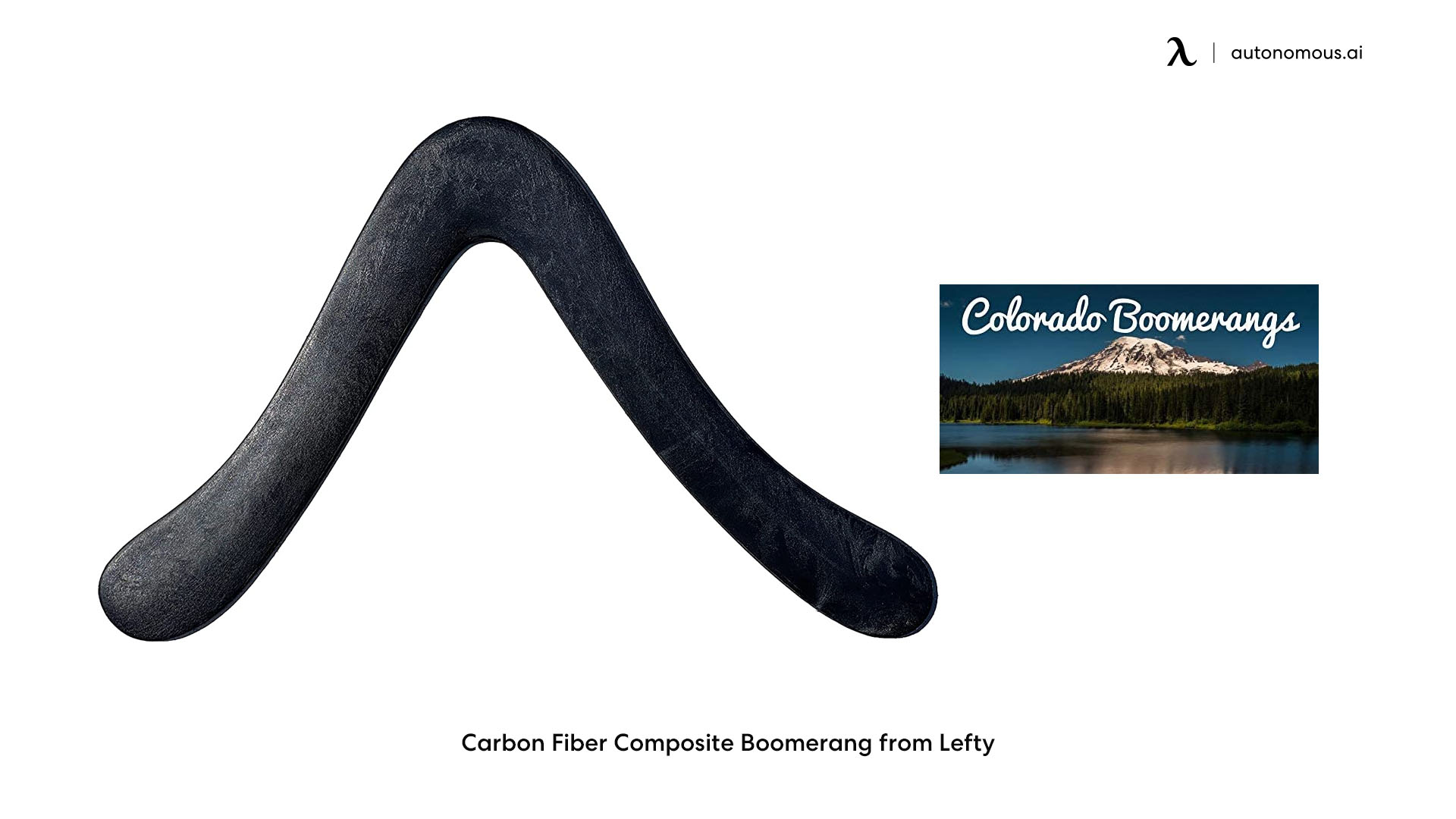 Carbon Fiber Composite Boomerang from Lefty