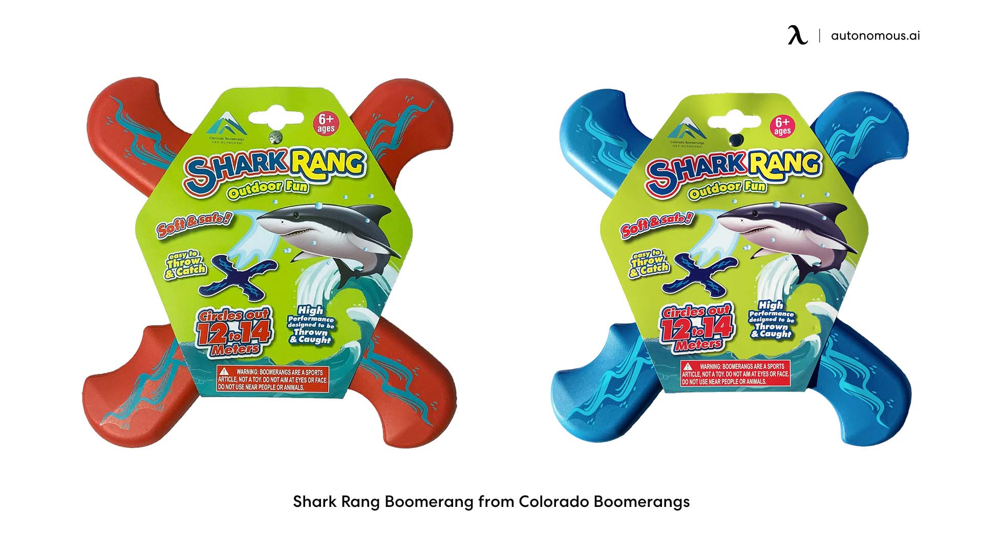 Shark Rang Boomerang from Colorado Boomerangs