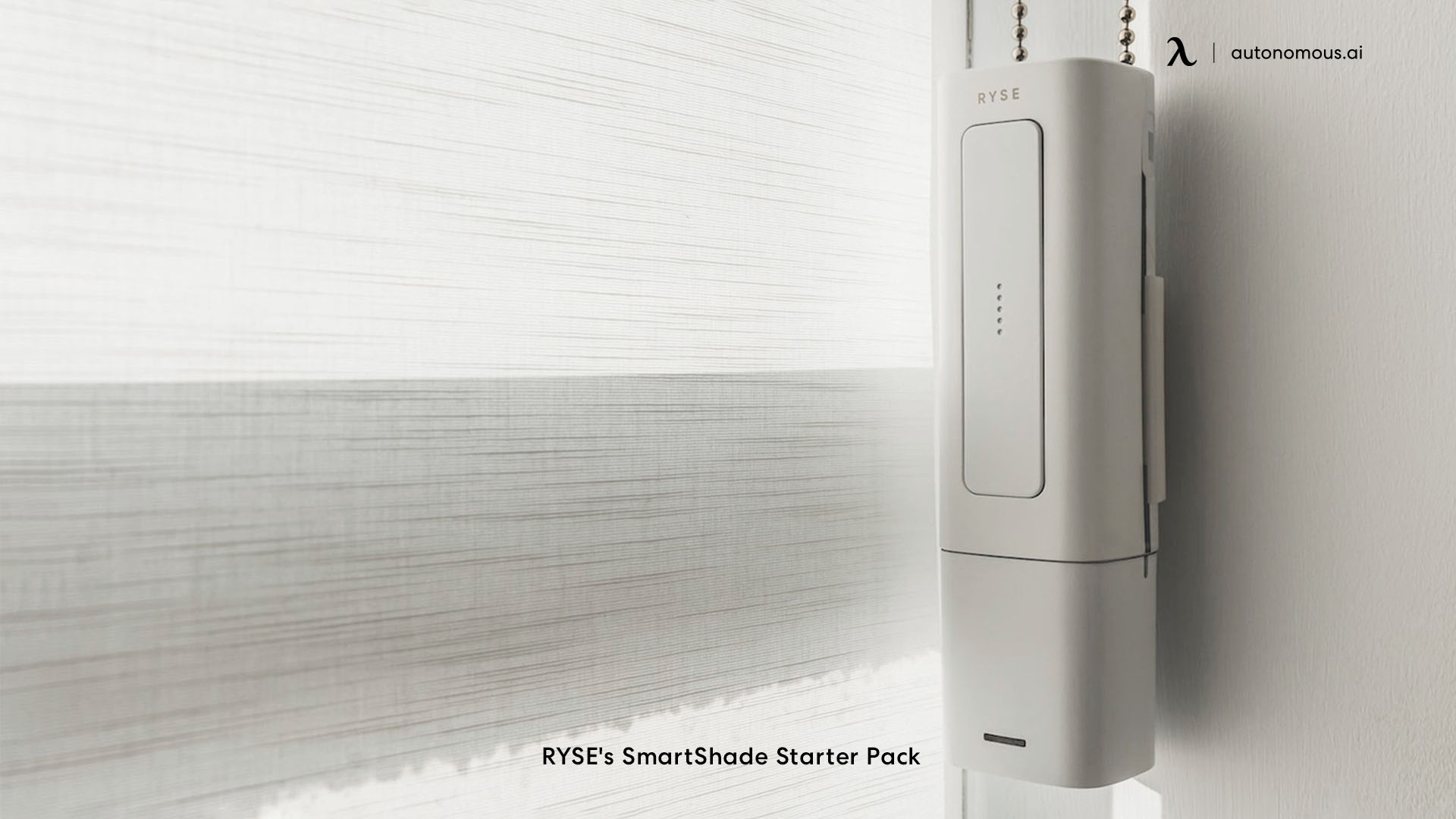 RYSE's SmartShade Starter Pack smart equipment for home