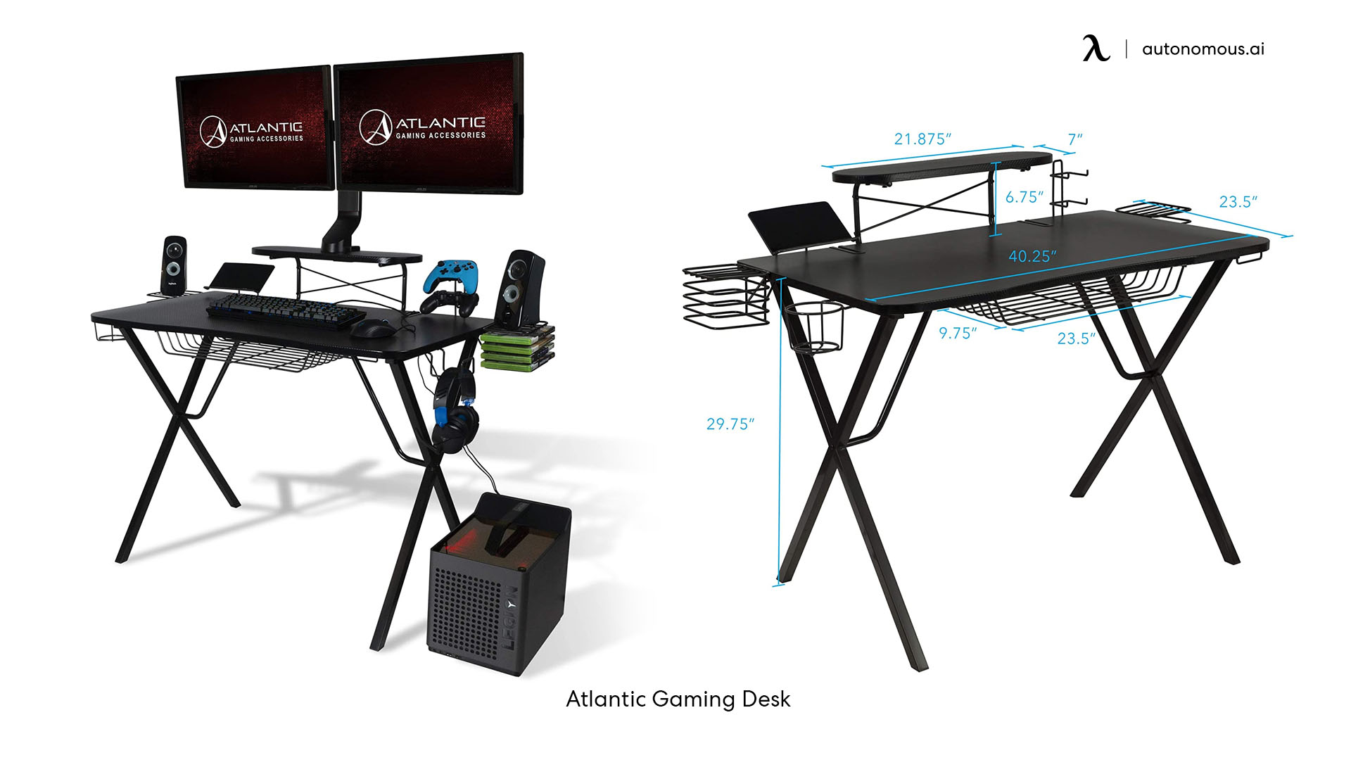 PS4 gaming desk by Atlantic