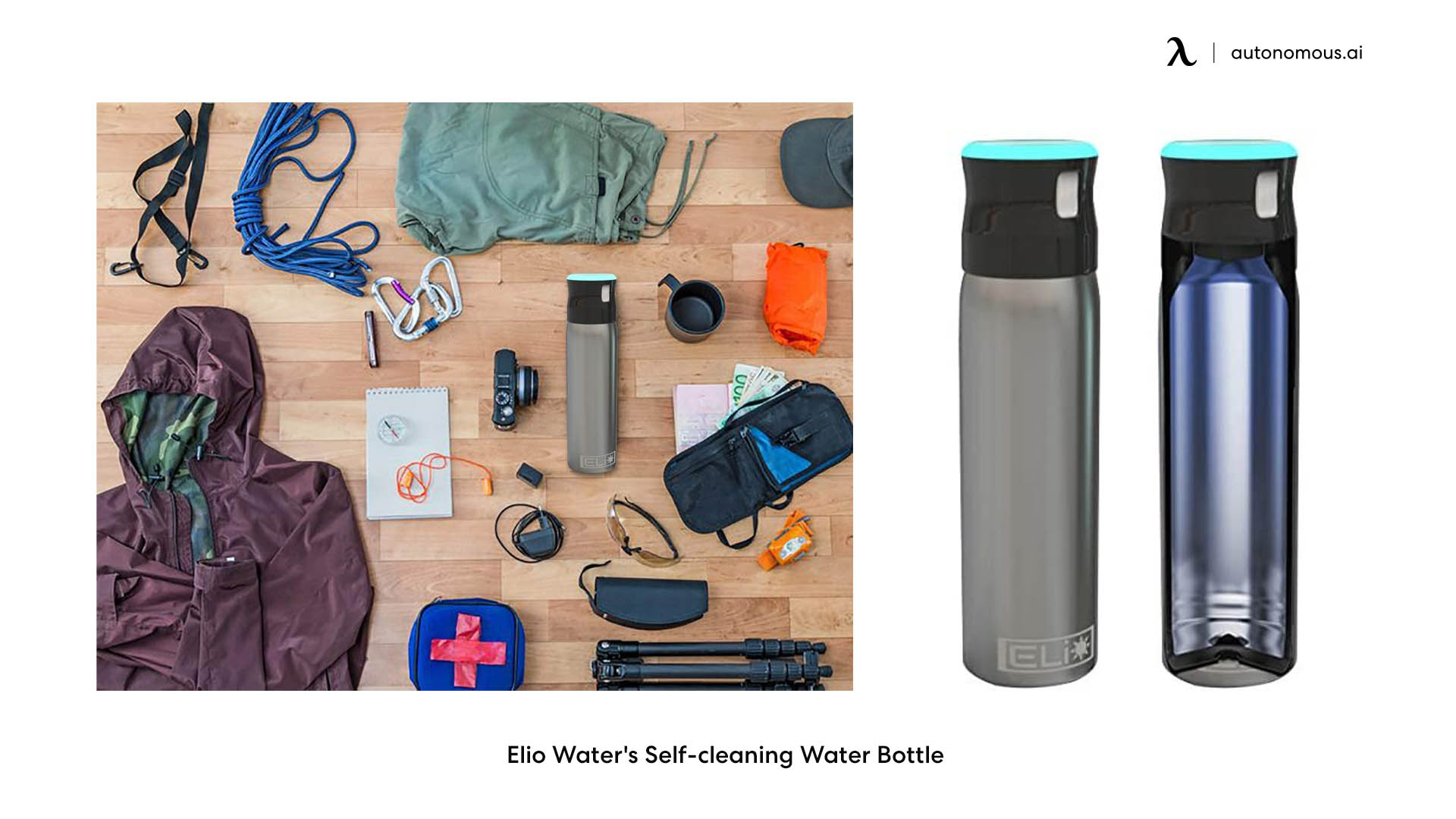 Elio Water's Self-cleaning Water Bottle