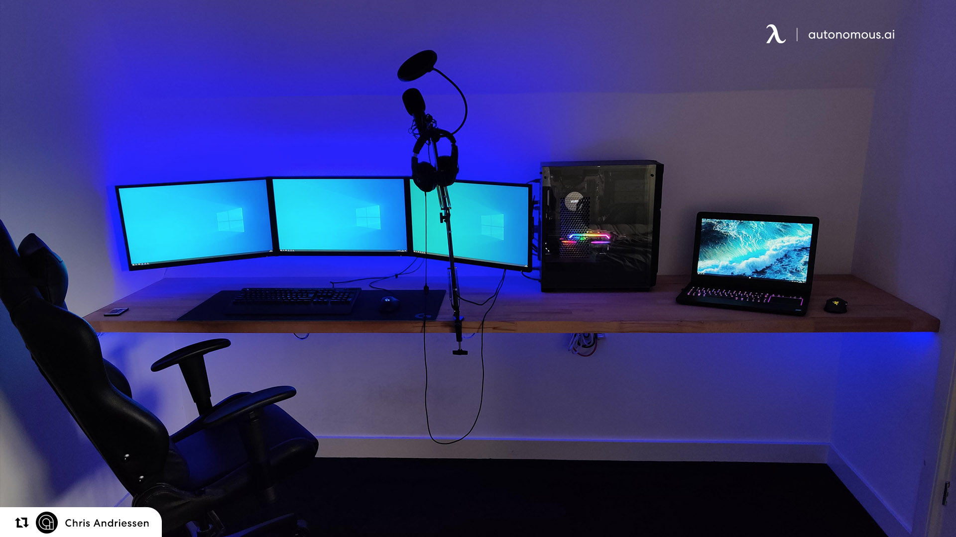 computer gaming setup ideas