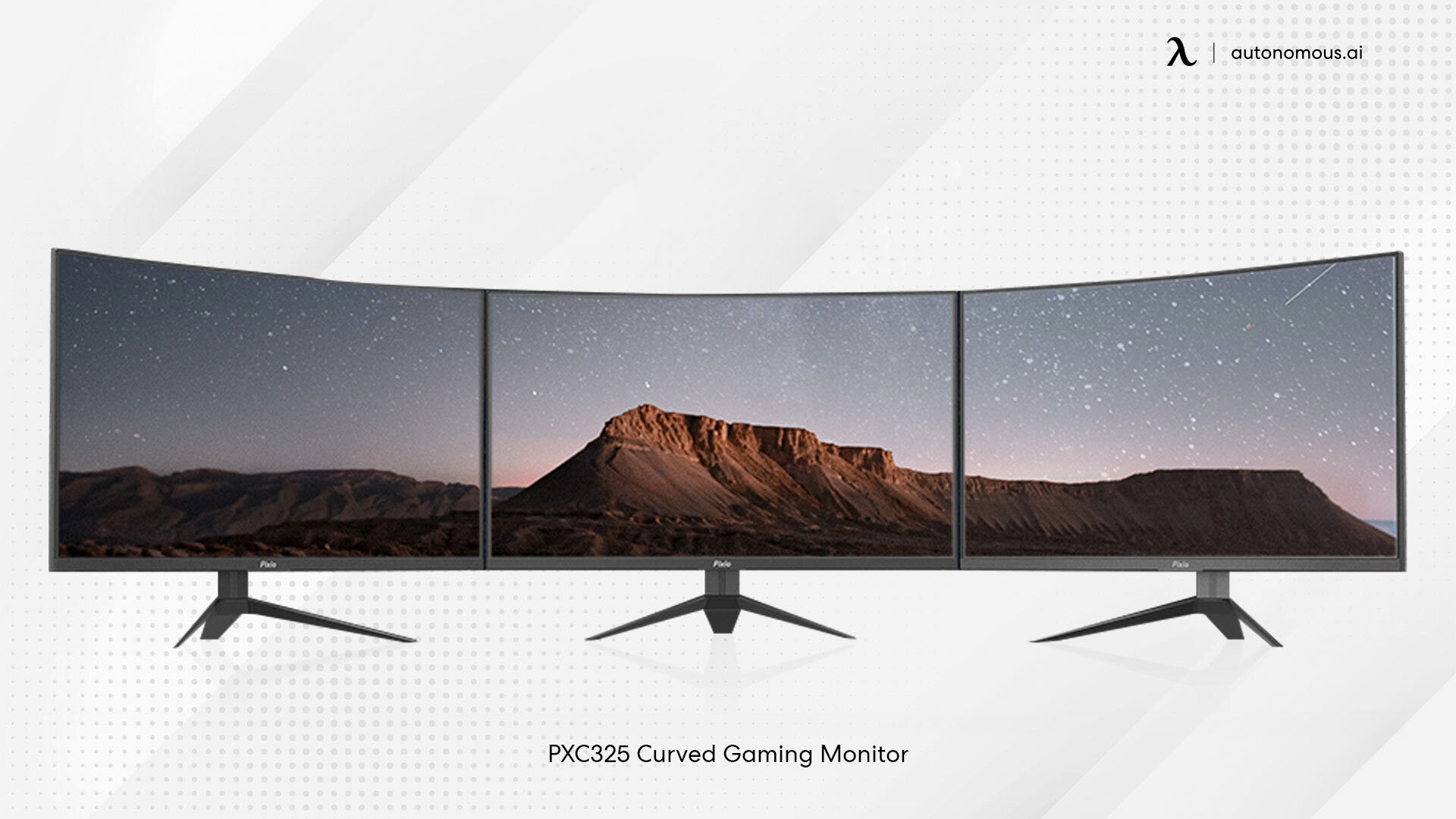 Pixio PXC325 in curved monitor gaming setup