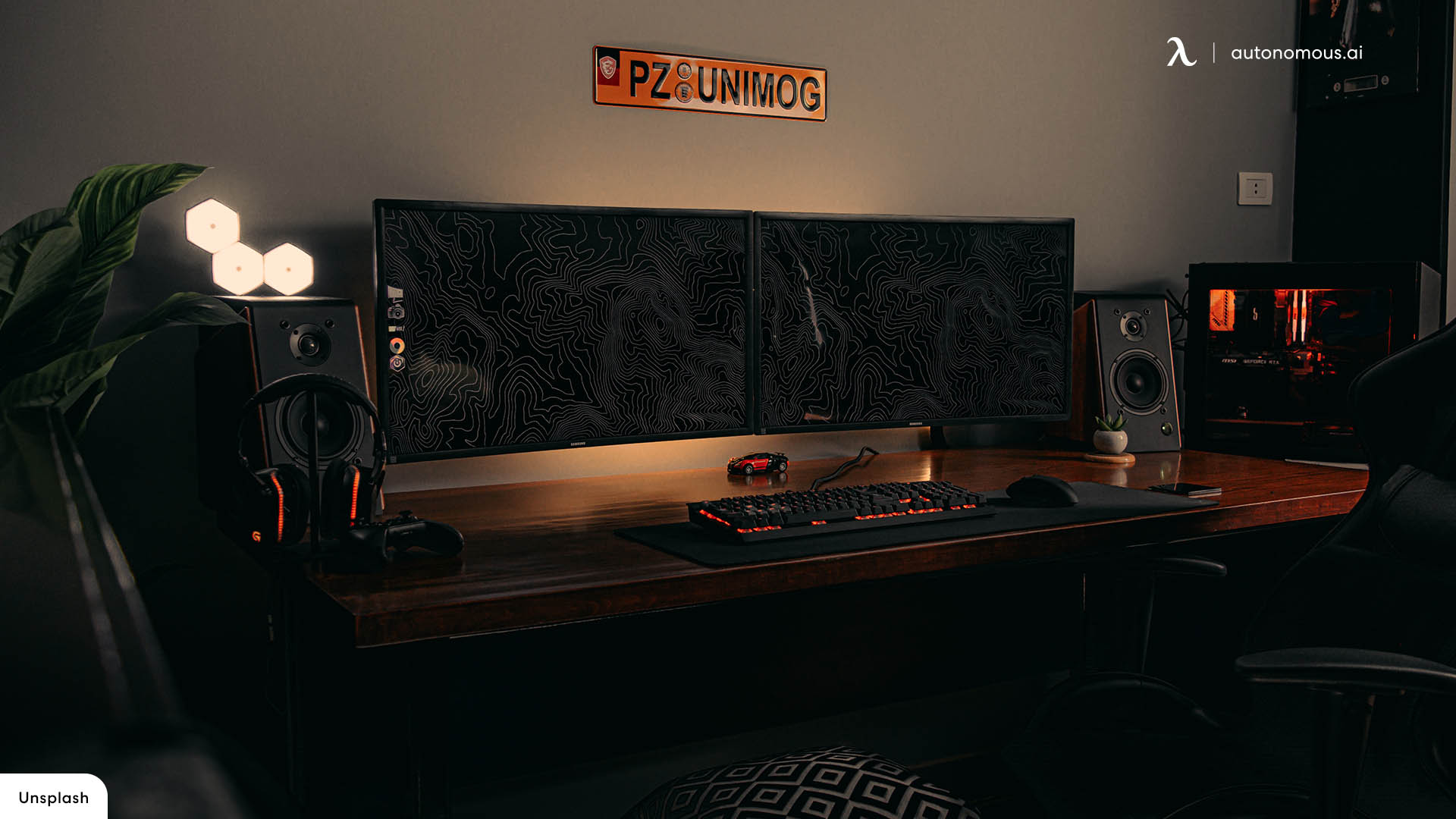 Monitor Halterung Dual Setup Curved Monitor Gaming Ultrawide