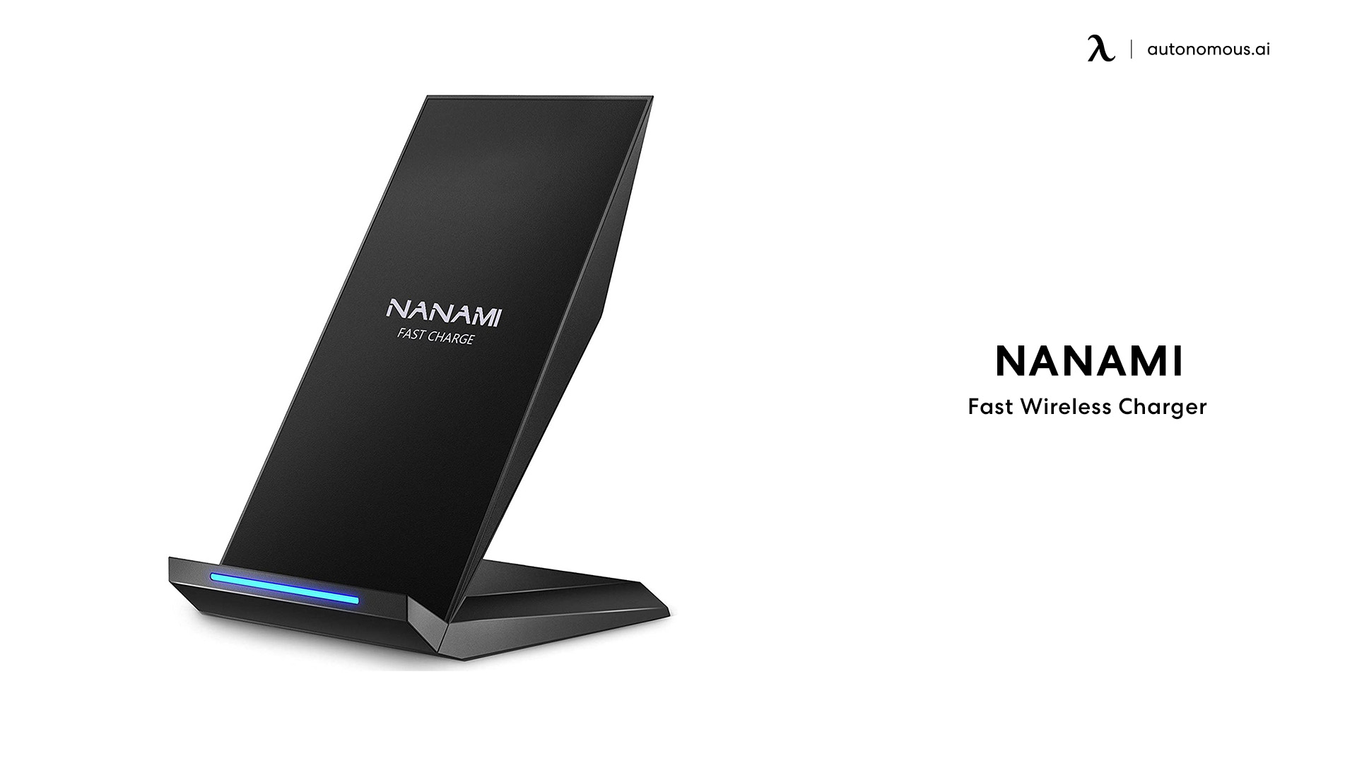 A800 black NANAMI Upgraded Fast Wireless Charger