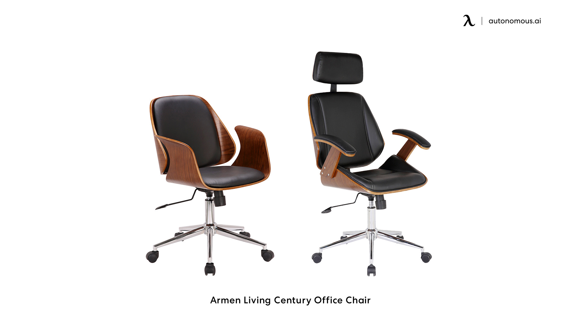 Armen Living mid-century modern desk chair