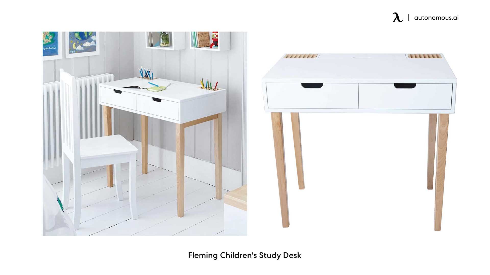 Fleming children desk for small space